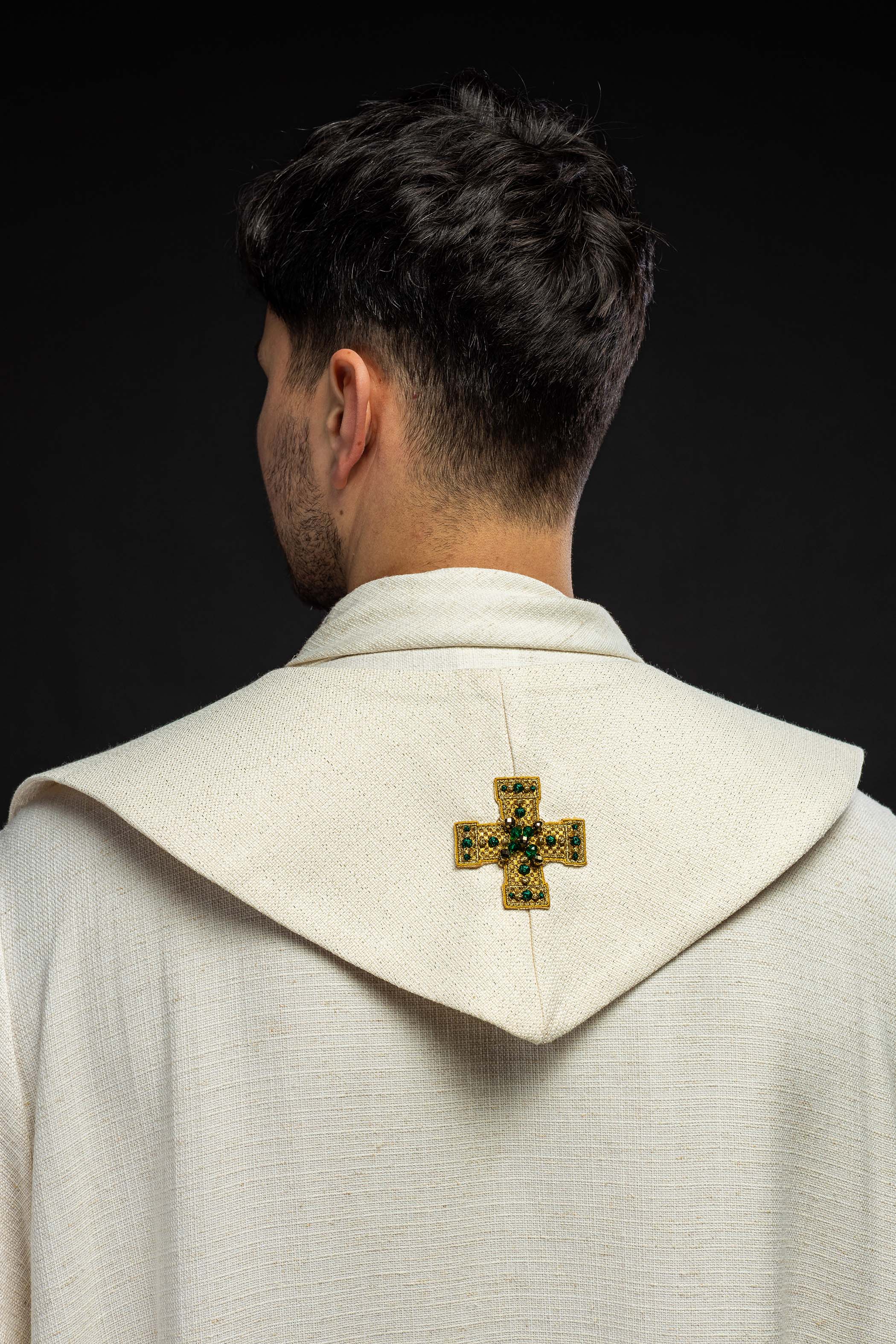 Handmade Stole with Natural Stones Handmade 2013 - CHASUBLES.COM