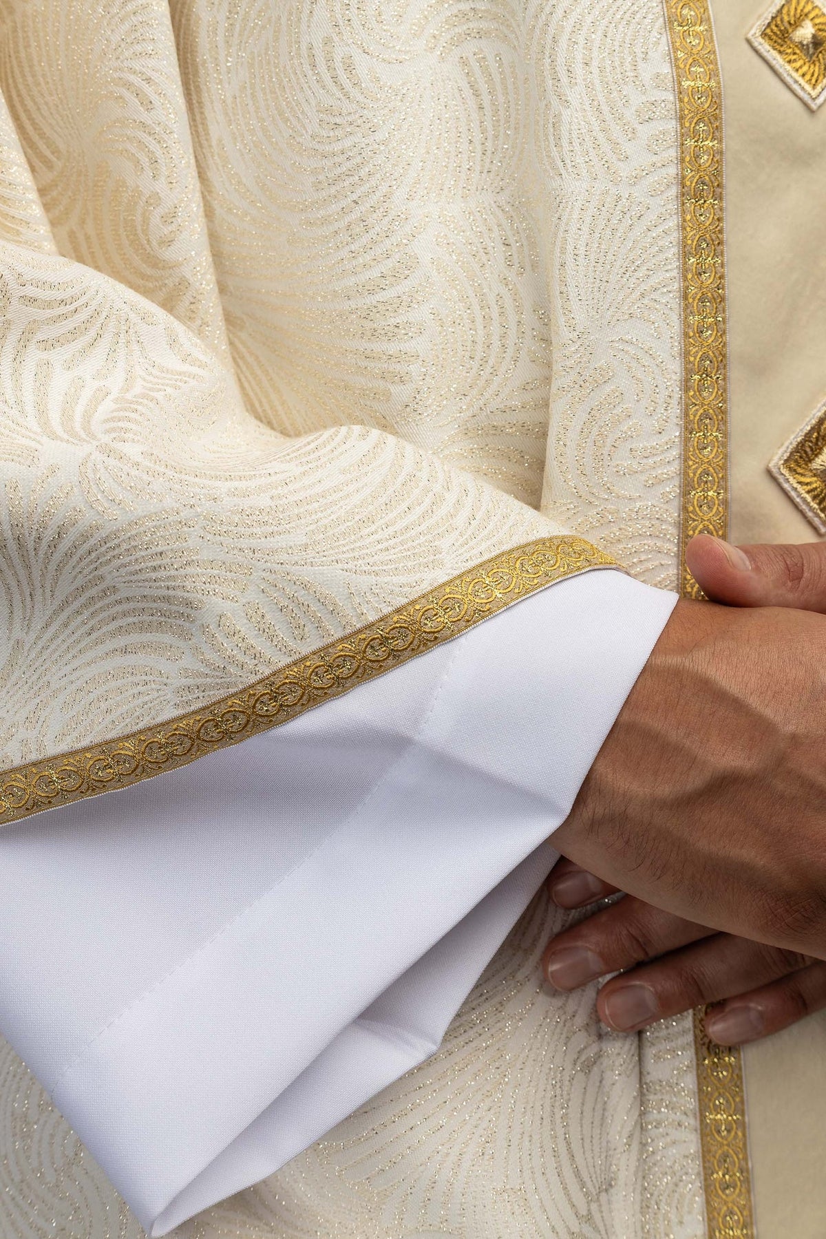 Handmade Chasuble with Natural Stones, 7012