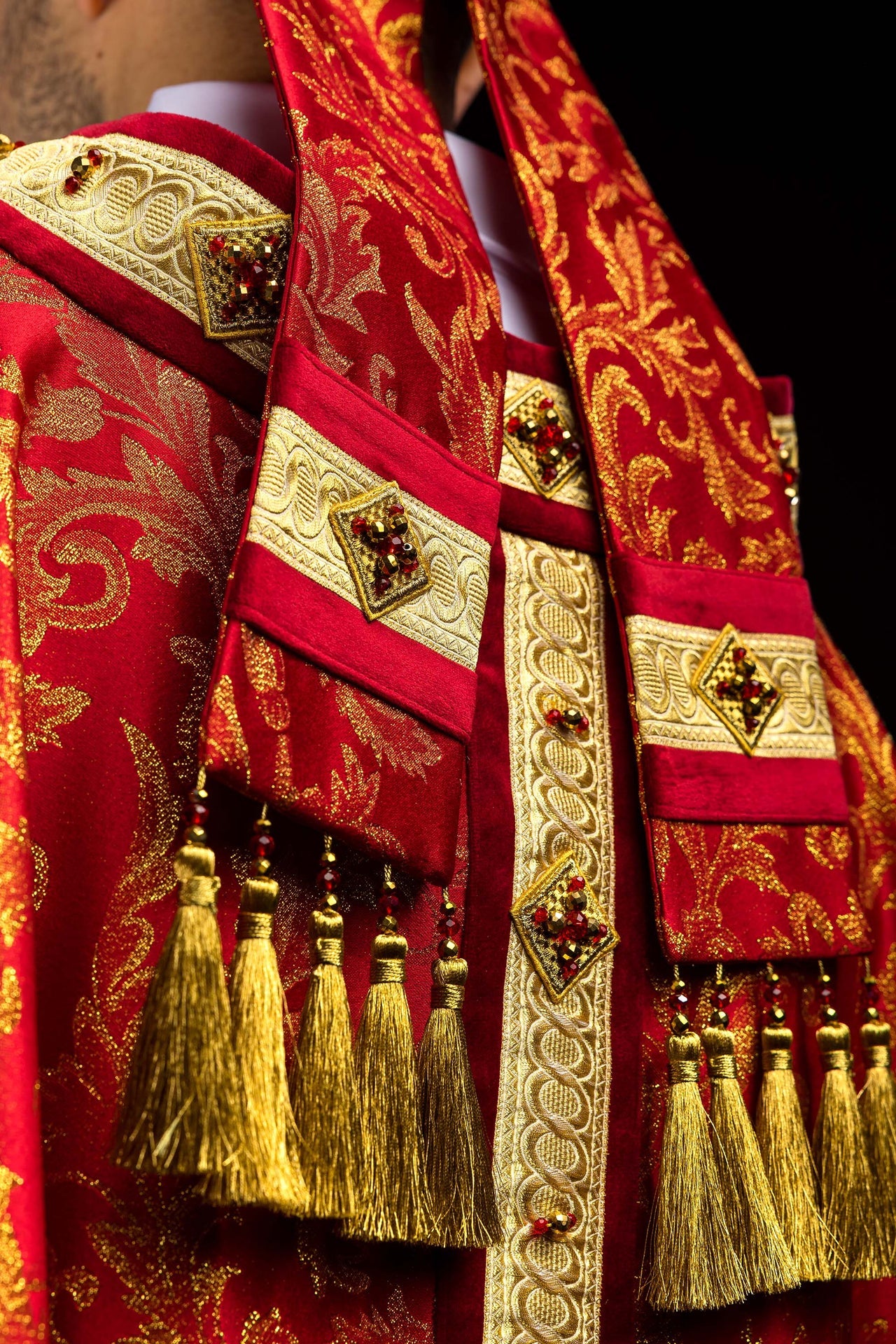 Mitre with natural stones Handmade 9003 - CHASUBLES.COM