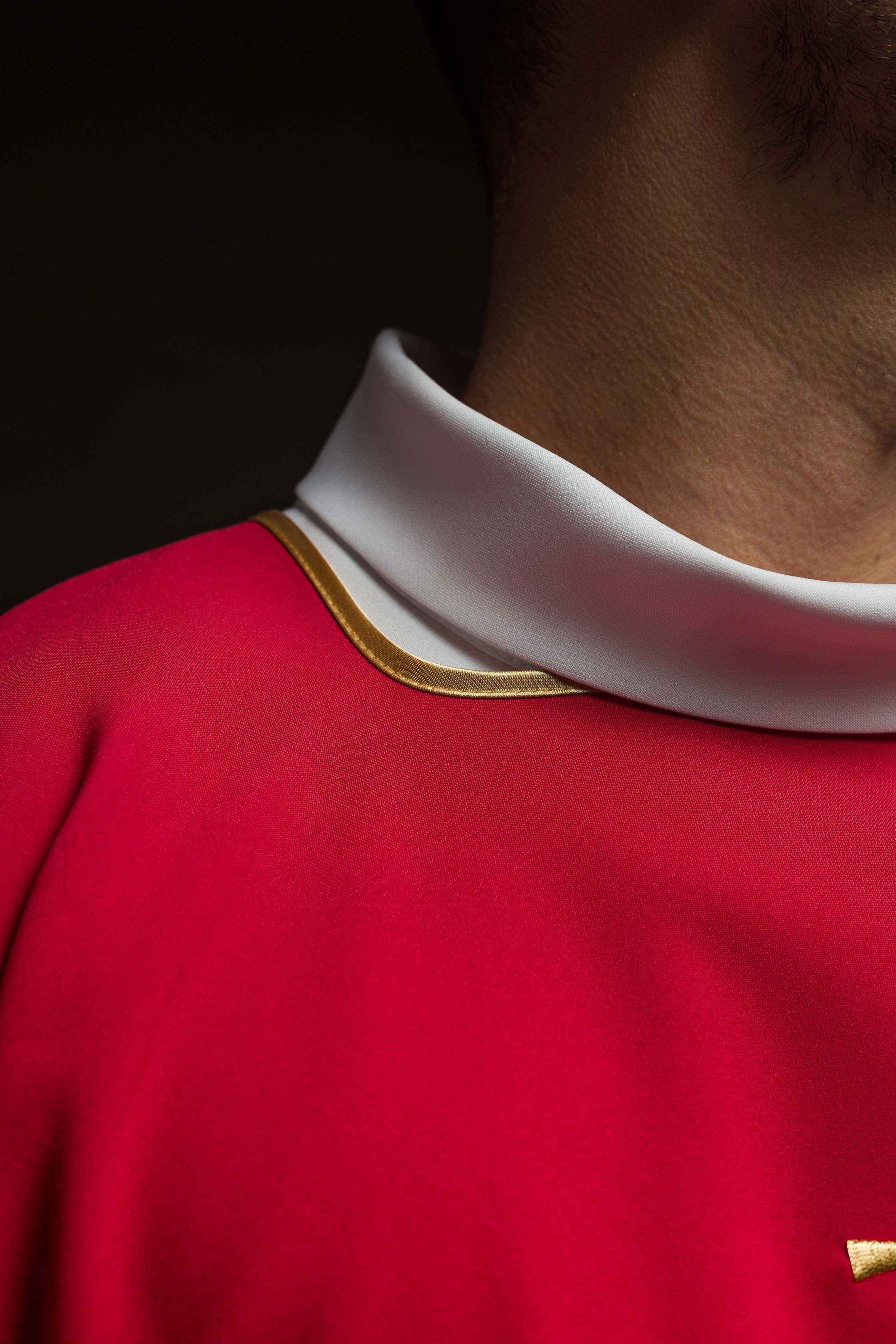 Red Dalmatic with Embroidered Gold IHS
