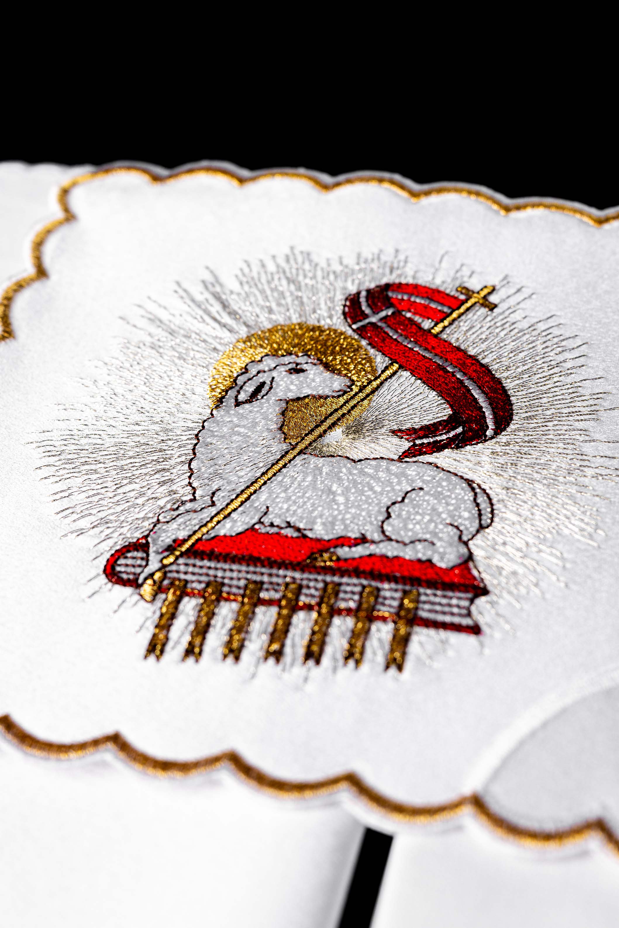 Chalice Linens Embroidered Lamb