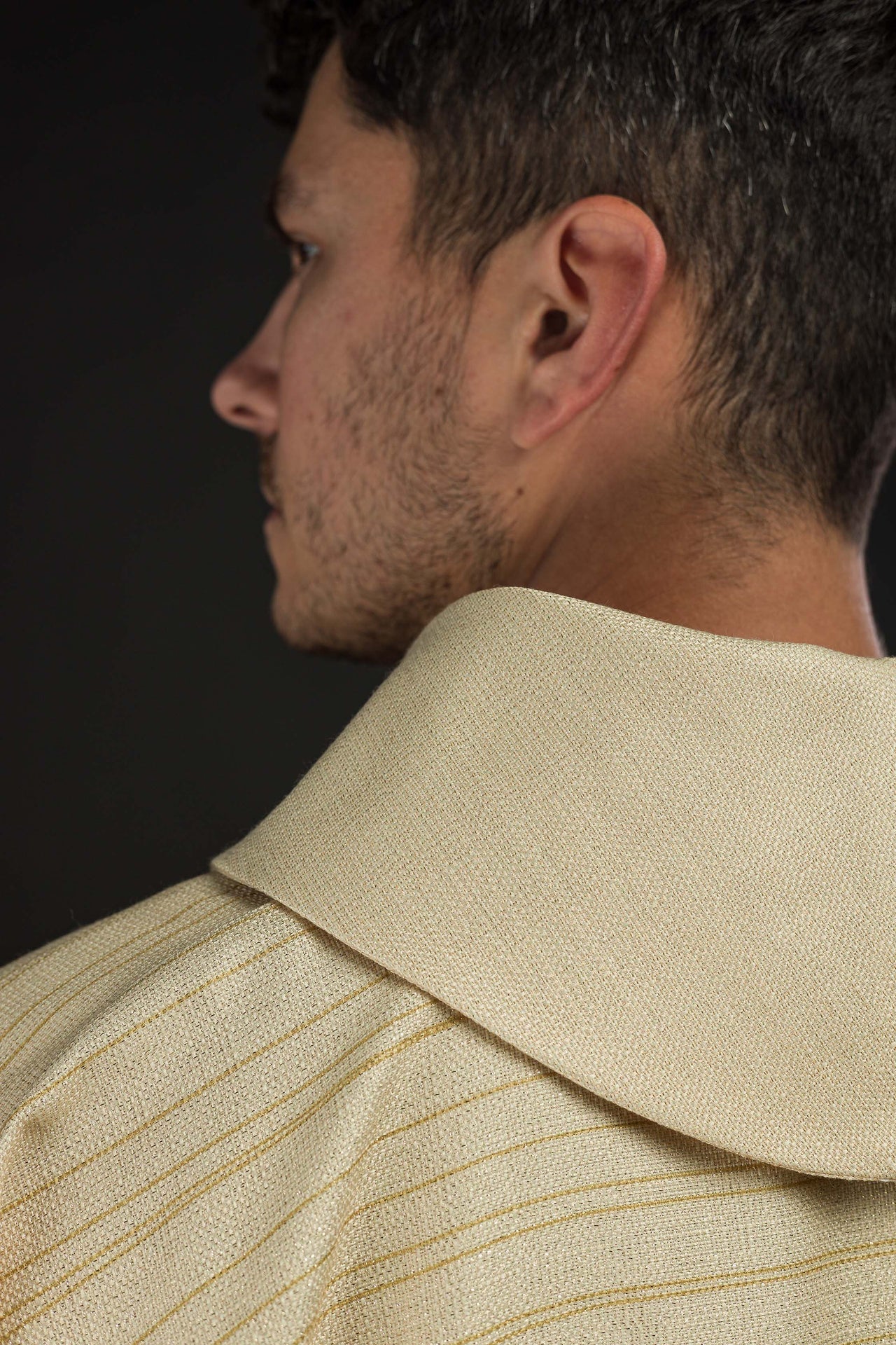 Ornat drukowany z Krzyżem Jerozolimskim ecru - CHASUBLES.COM