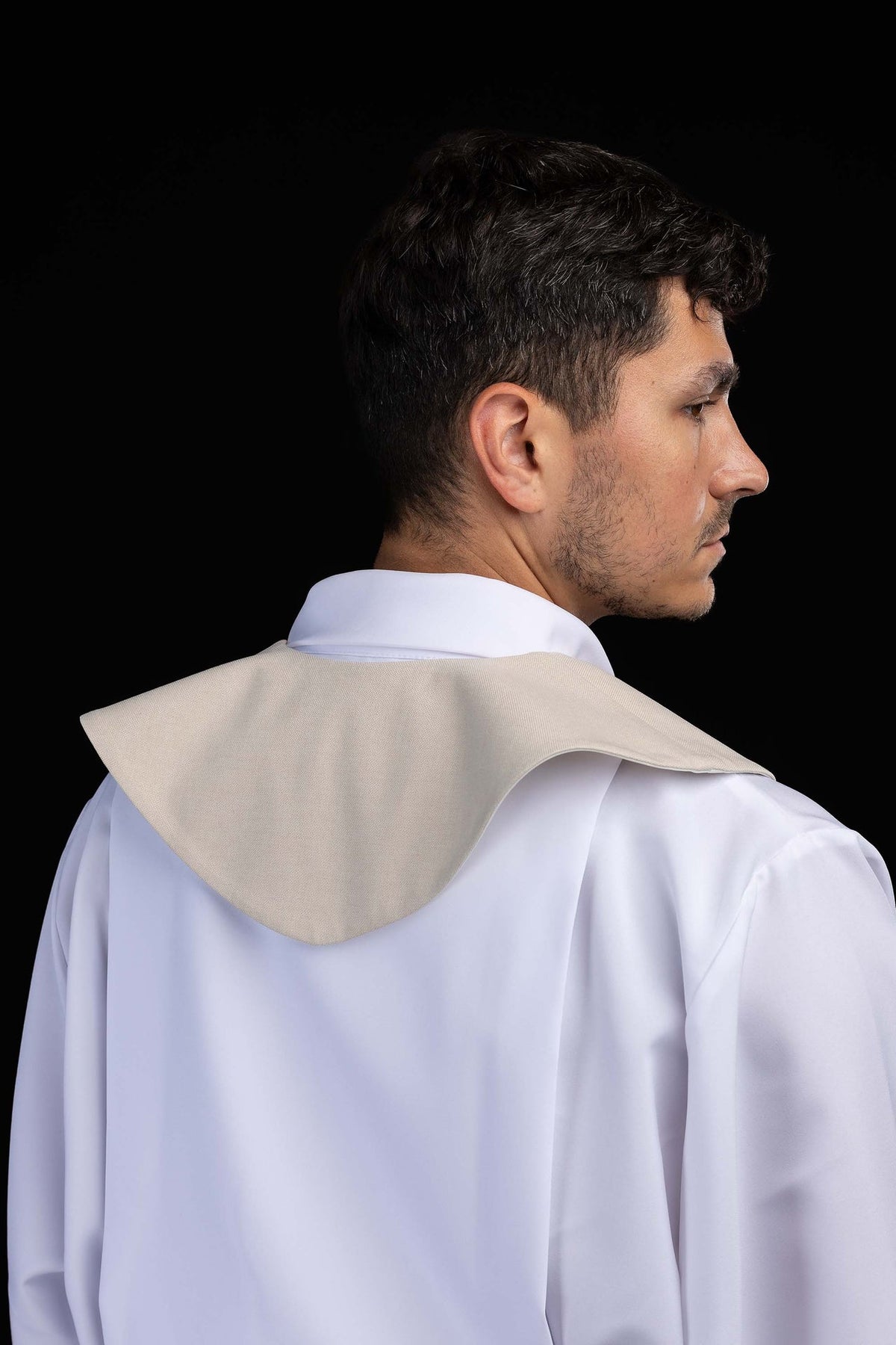 Ecru Lector's Stole with Marian Embroidery