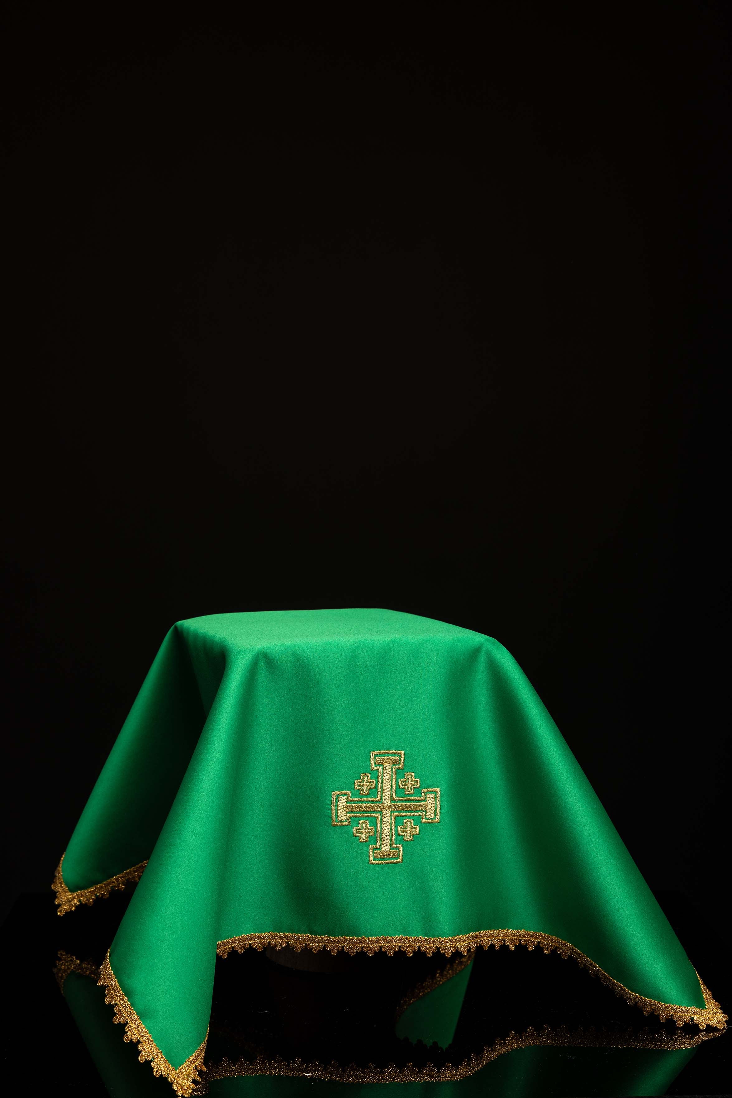 Chalice veil with Jerusalem Cross set of 4 pieces