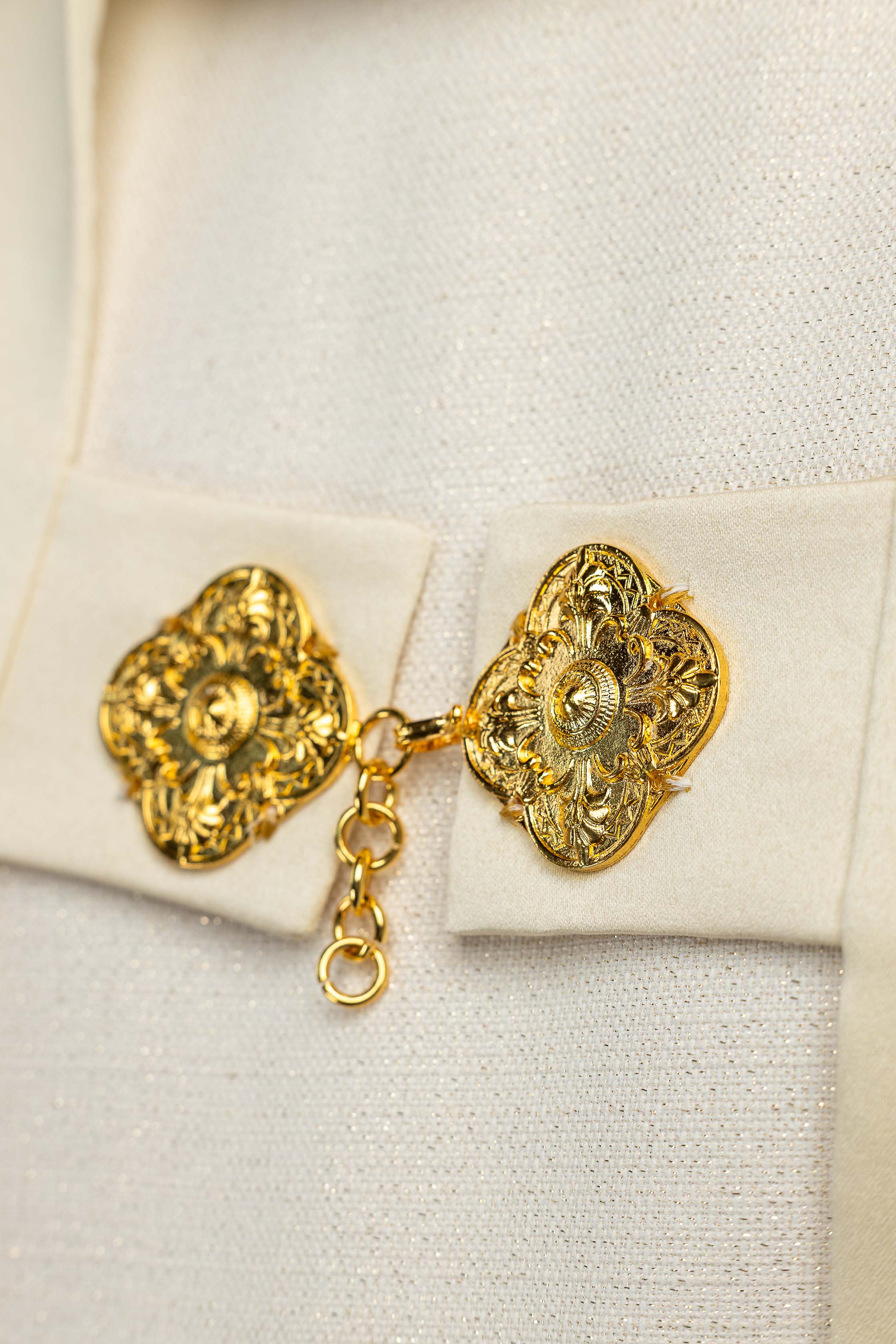 Ecru Humeral Veil with Embroidered Chalice Motif