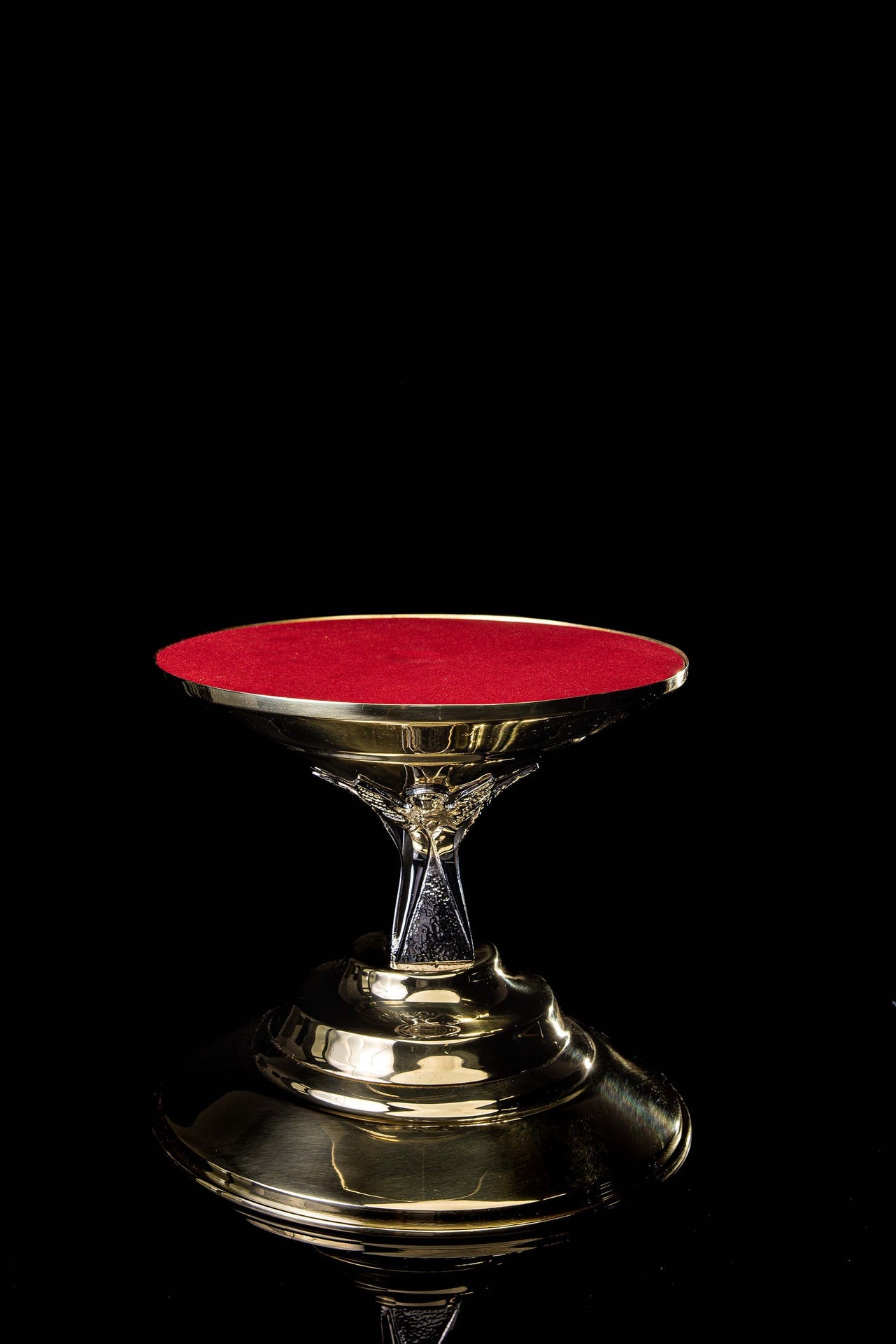 Handcrafted Gold-Plated Brass Monstrance Throne