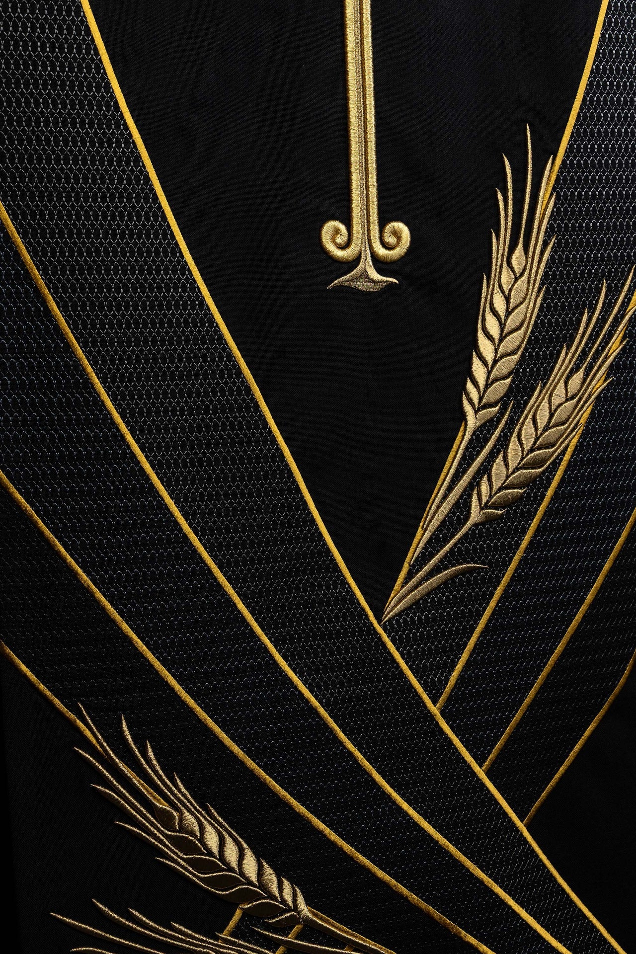 Black lectern cloth with PAX embroidery