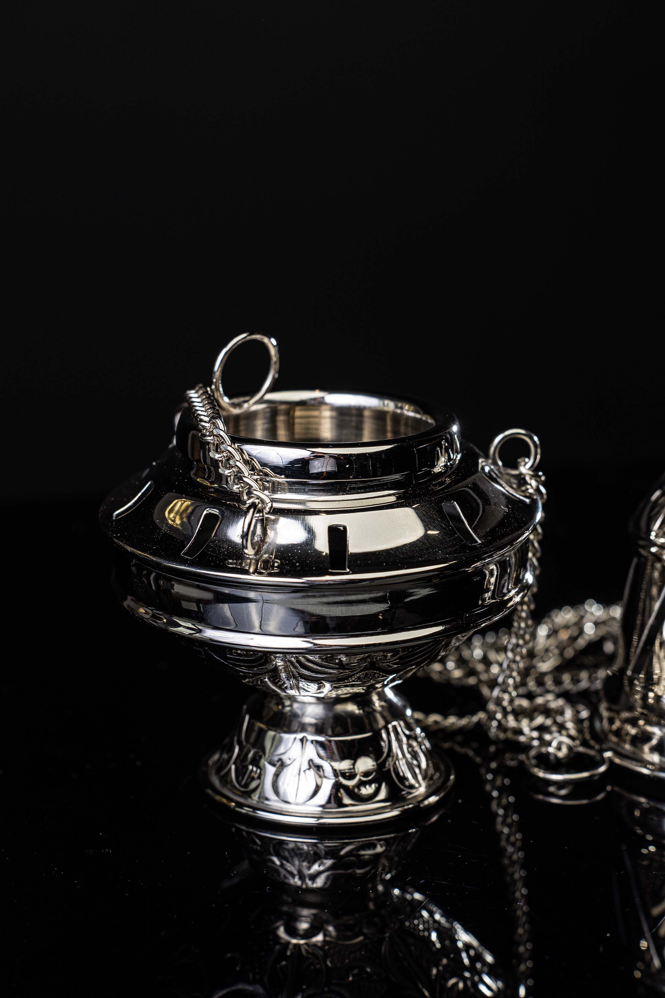 Thurible - 15 cm - Santiago de Compostela - brass - nickel