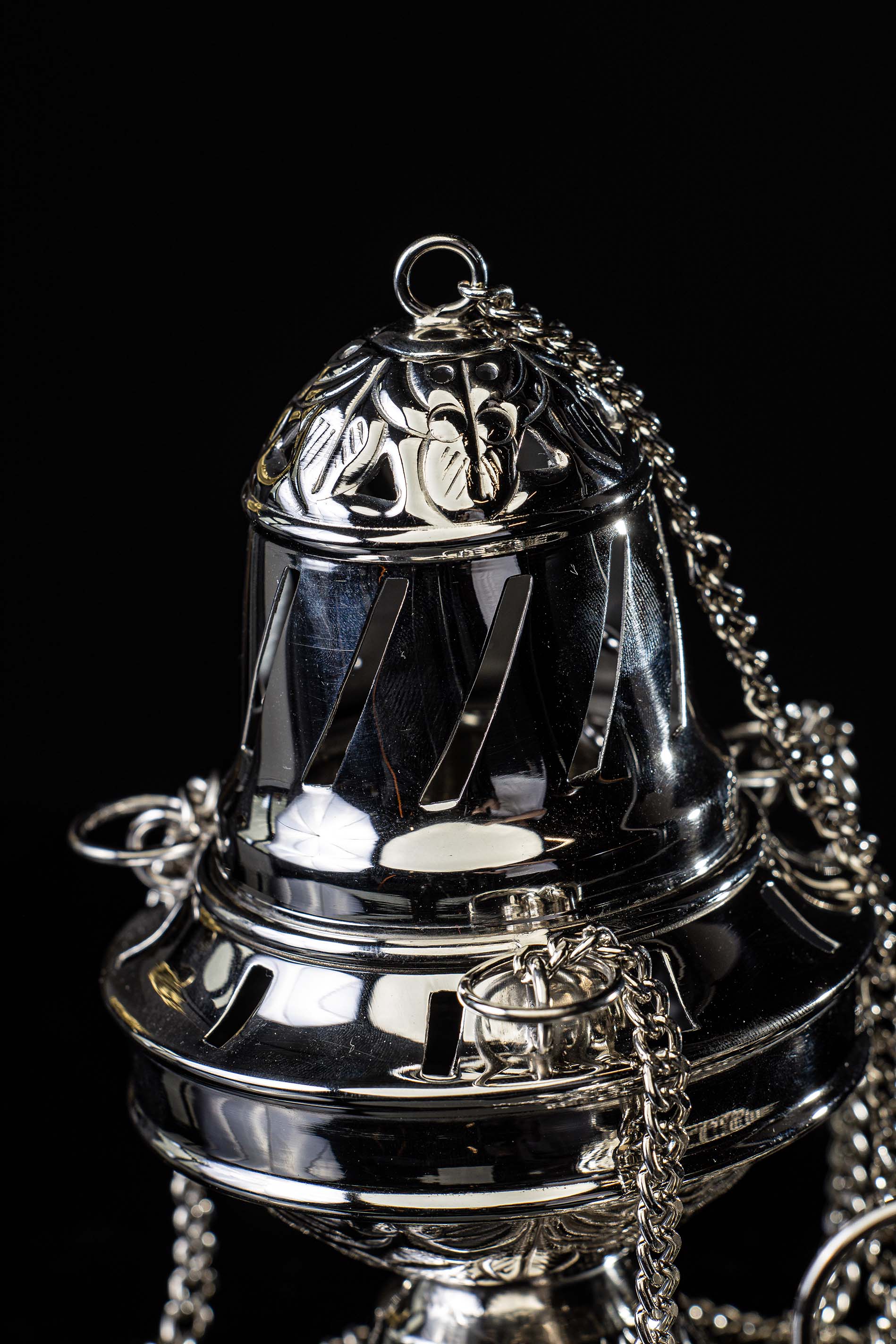 Thurible - 15 cm - Santiago de Compostela - brass - nickel