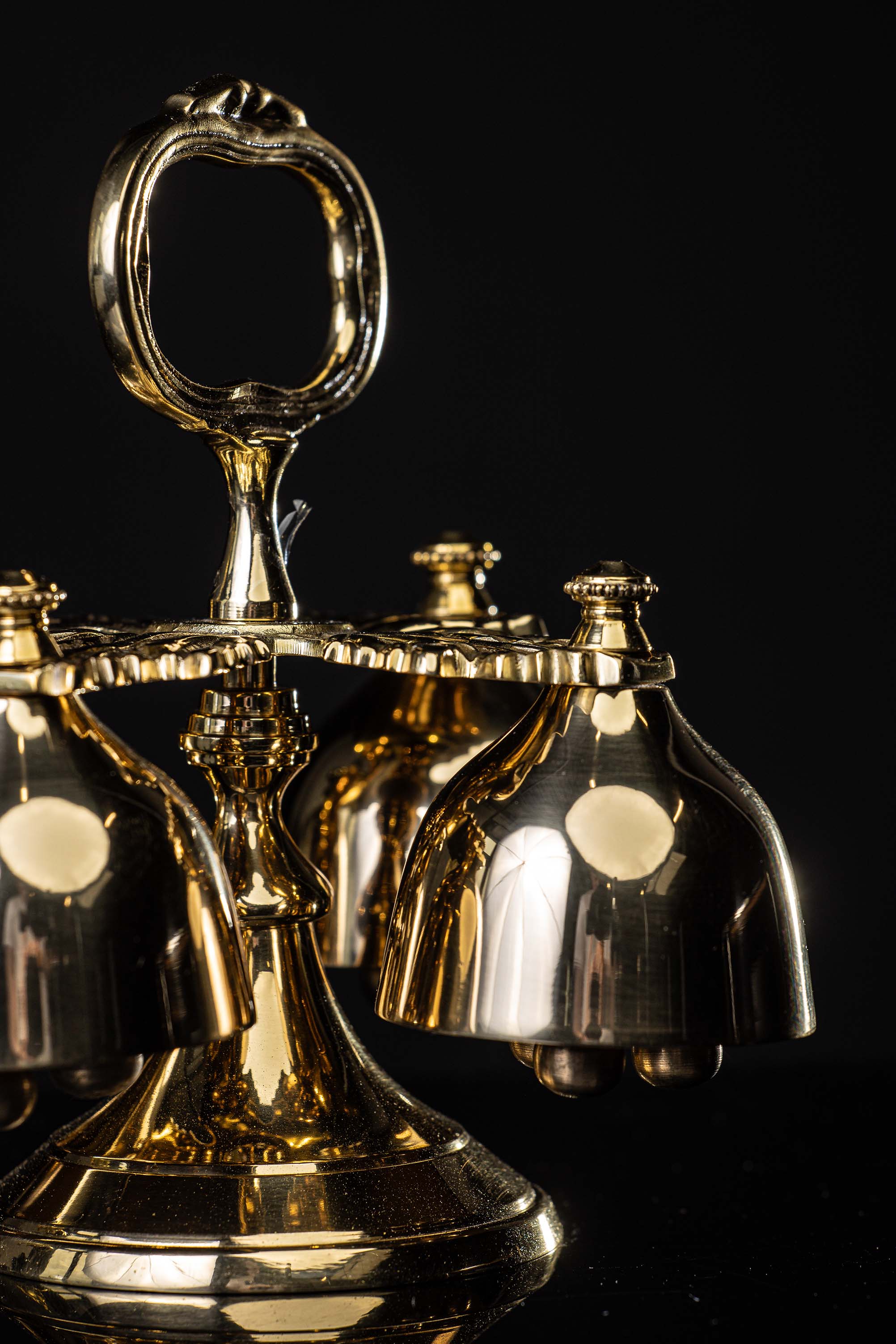 Quadruple bells - brass
