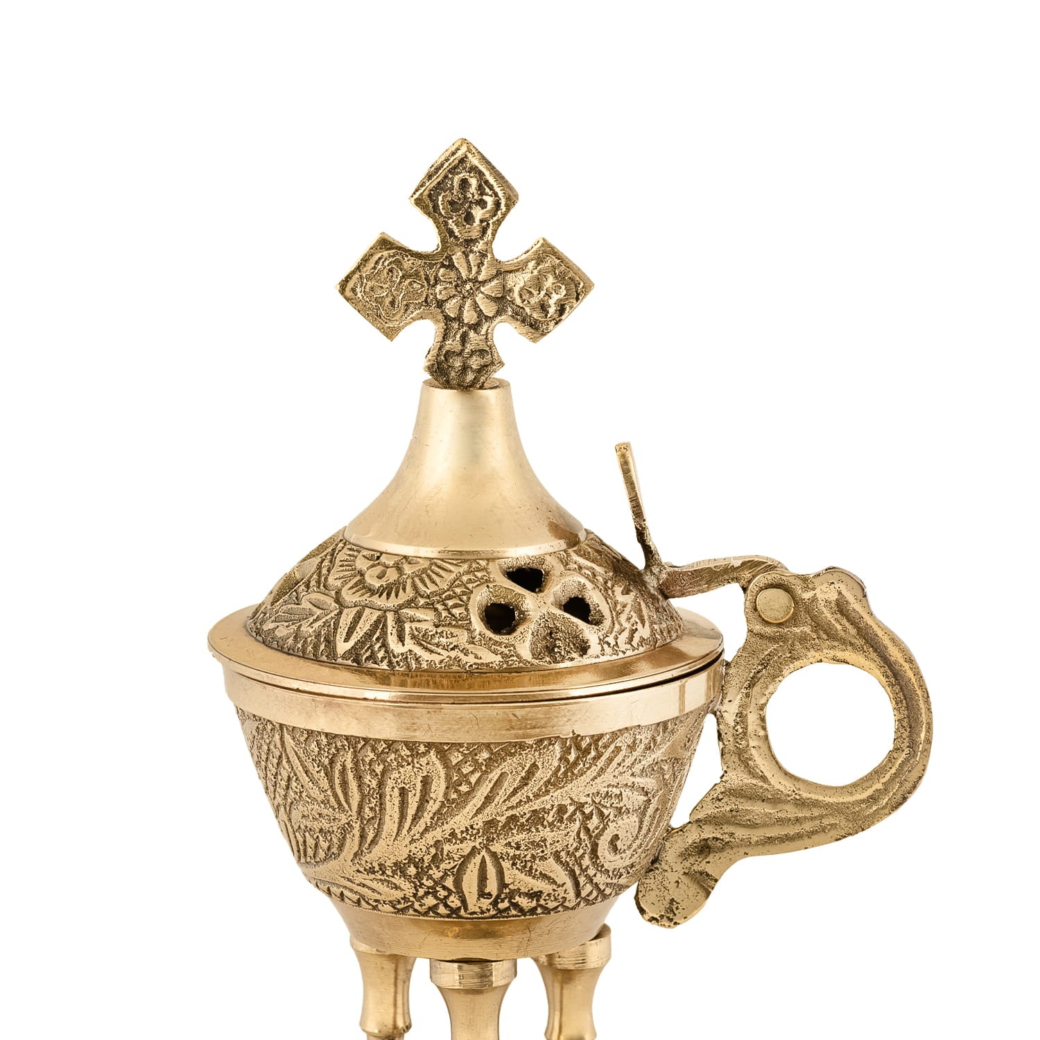 Brass Incense Censer PO-35 - CHASUBLES.COM