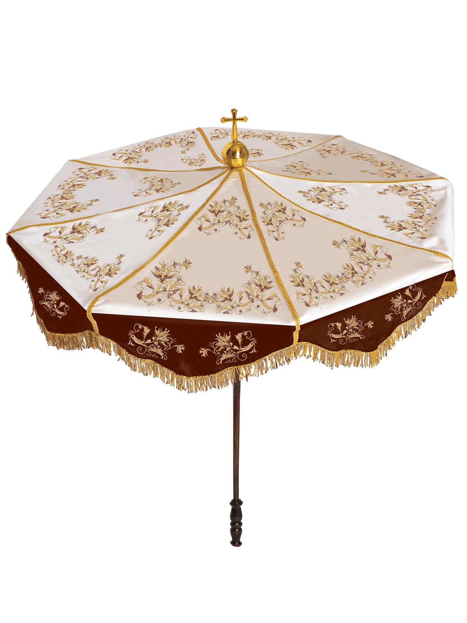 Burgundy Processional Umbrella KPP/006/05/20/PA - HAFTINAUSA.COM