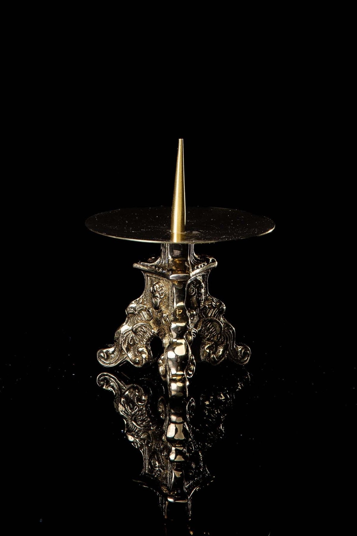 Candlestick - brass - 8 cm CA-1064A - CHASUBLES.COM