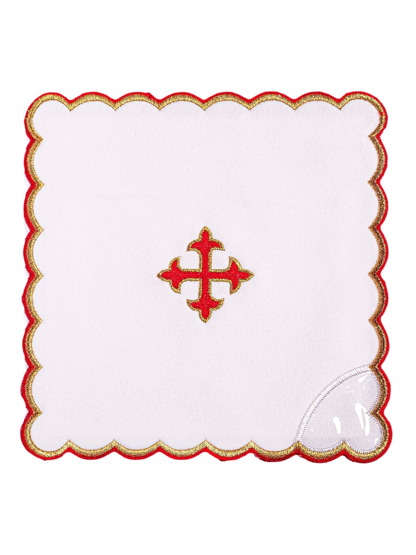 Chalice linens catholic with red embroidery KK/075/C2 - HAFTINAUSA.COM