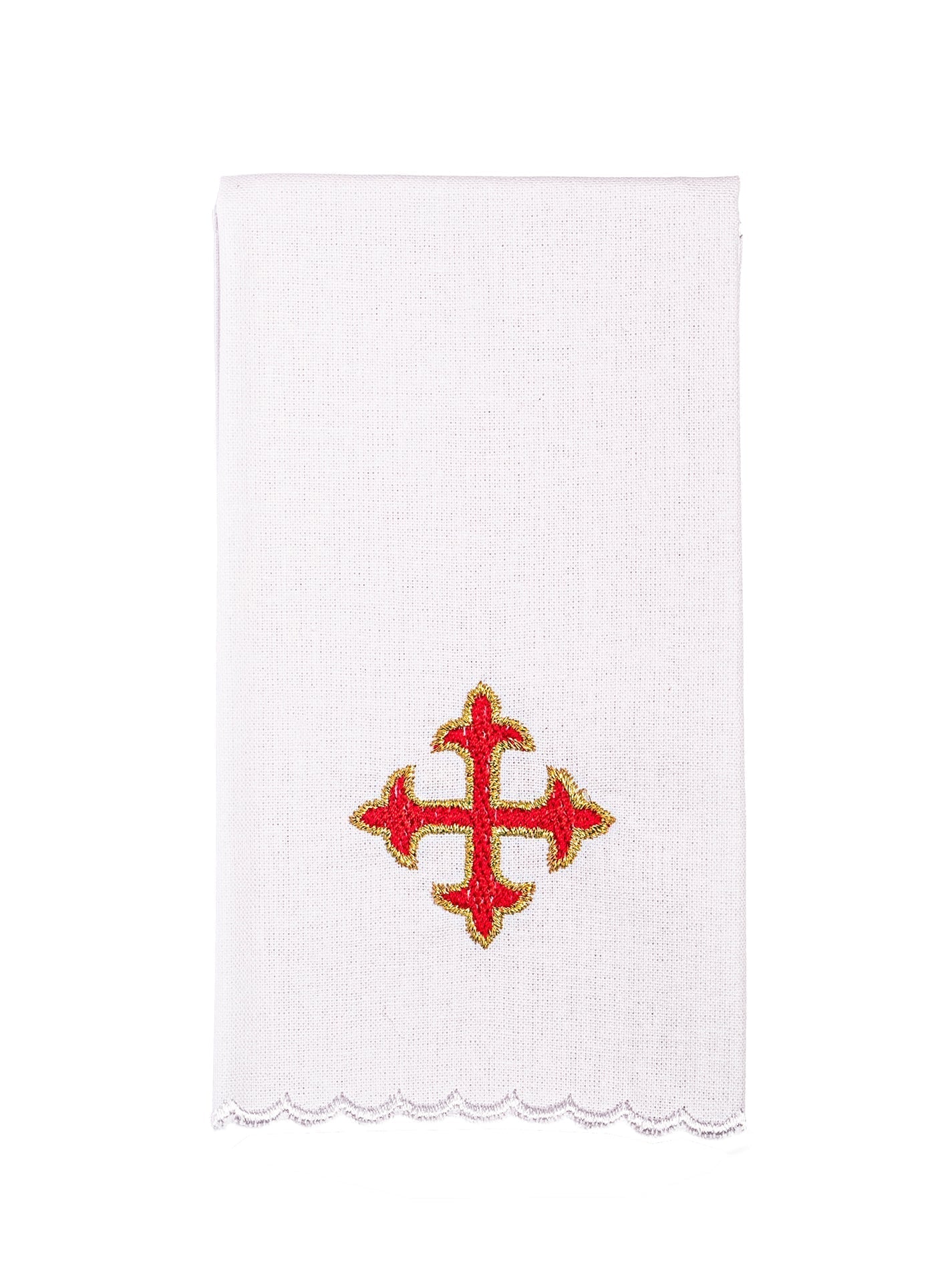 Chalice linens catholic with red embroidery KK/075/C2 - HAFTINAUSA.COM