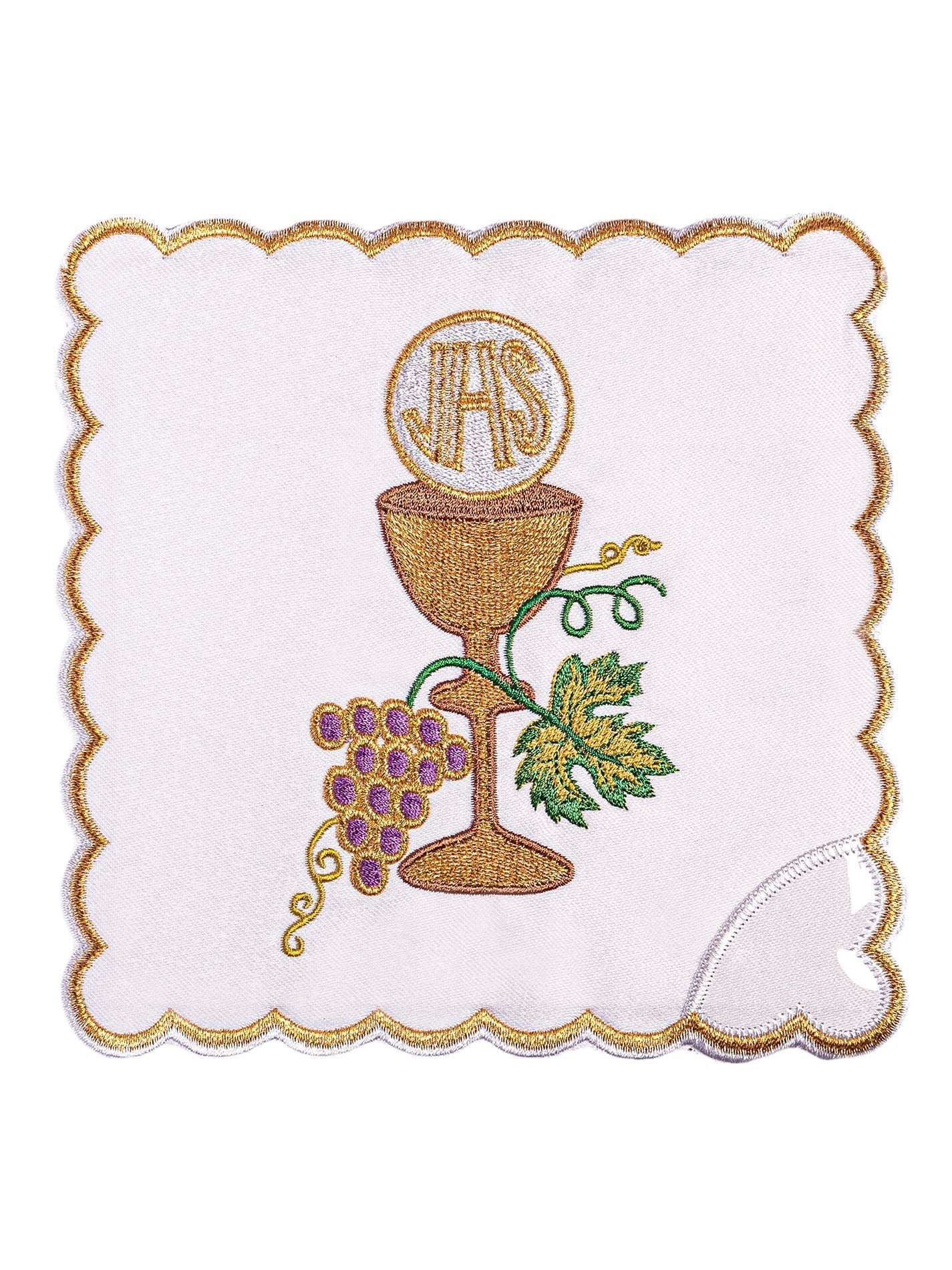 Chalice Linens Embroidered with Chalice Motif KK/058 - HAFTINAUSA.COM