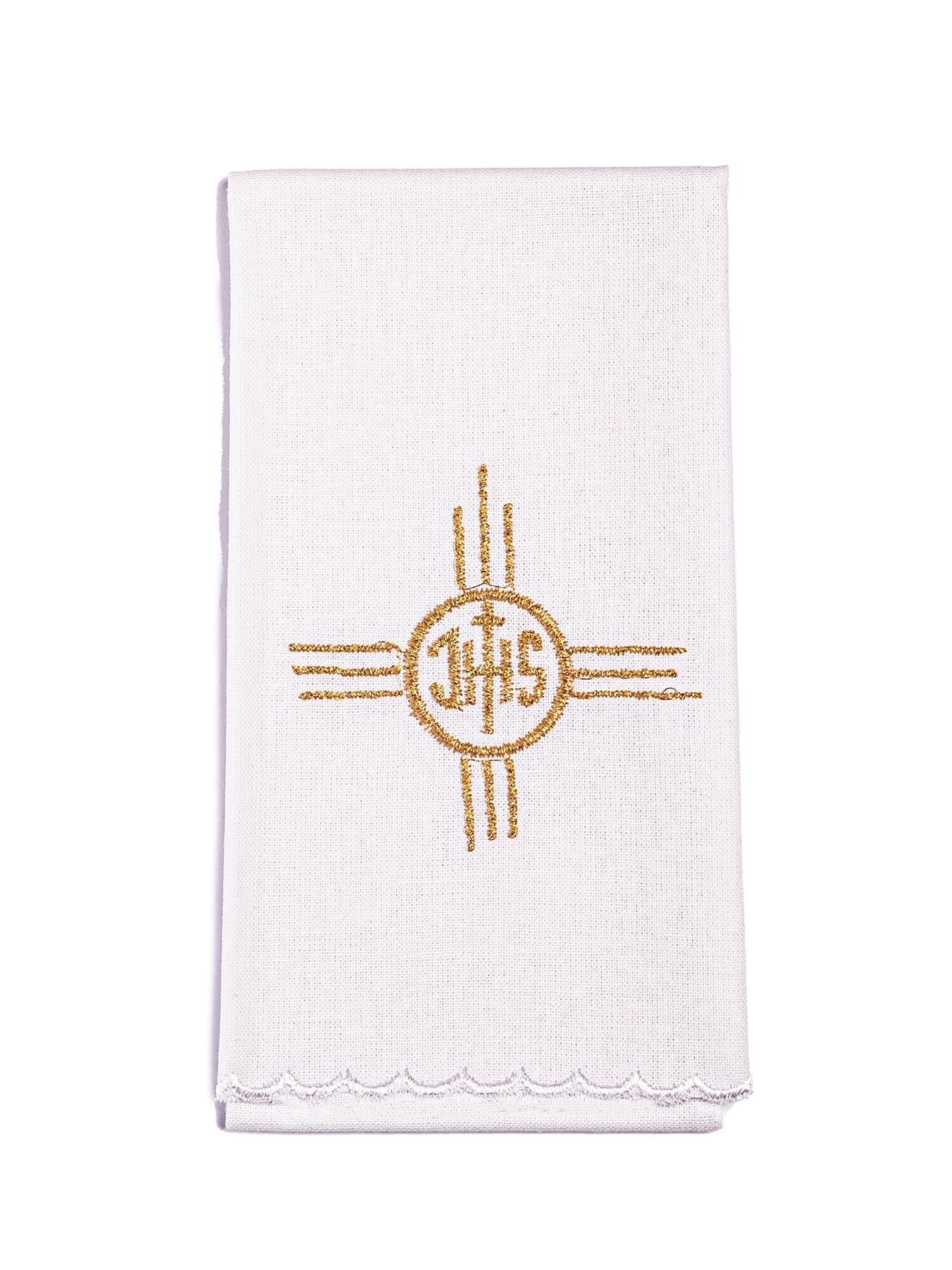 Chalice Linens with Cross Motif KK/012 - HAFTINAUSA.COM
