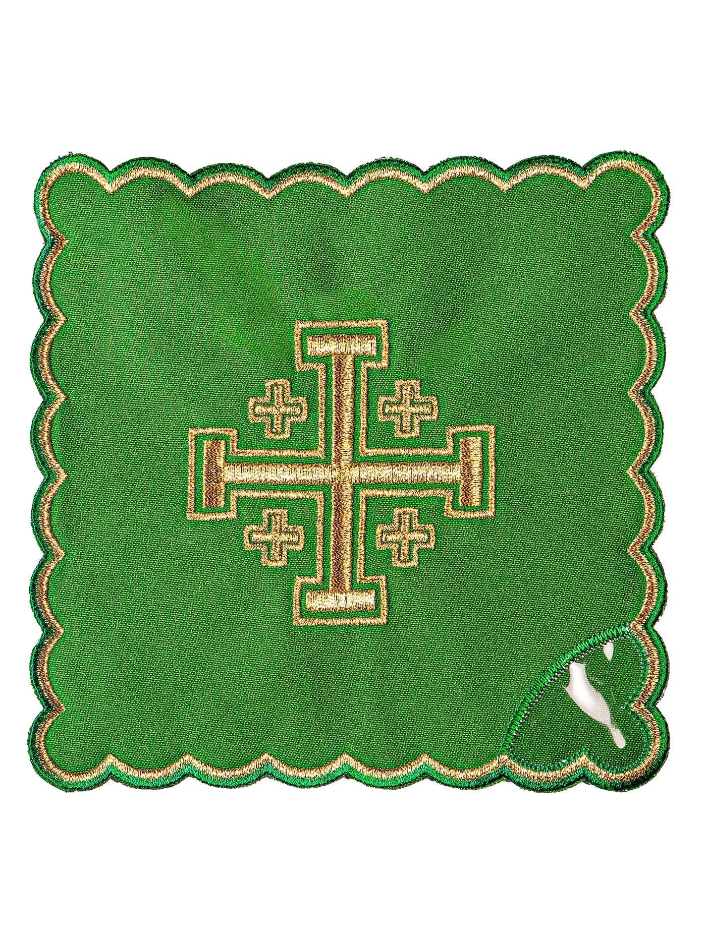 Chalice Linens with Cross Motif KK/030/01 - HAFTINAUSA.COM