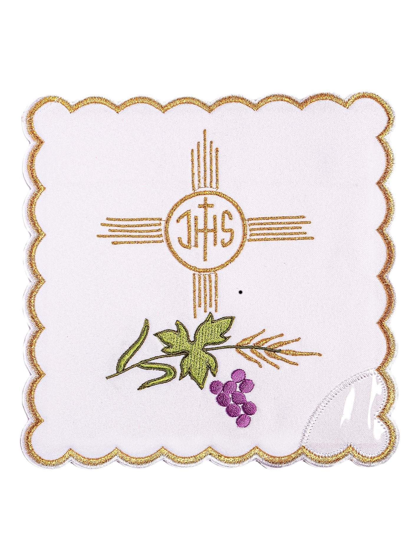 Chalice Linens with Cross Motif KK/012 - HAFTINAUSA.COM