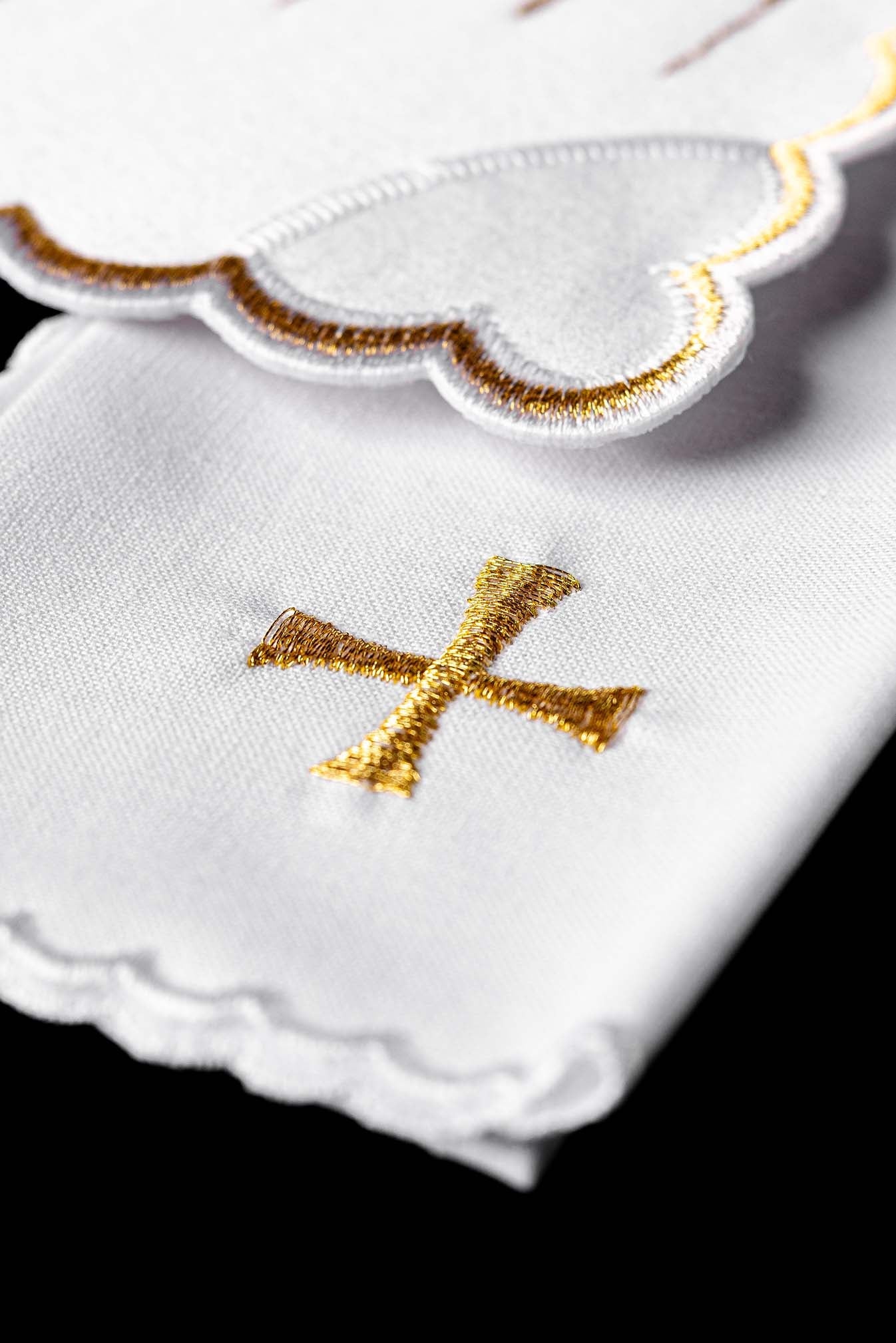 Chalice Linens with Golden Christmas Embroidery KK/118 - CHASUBLES.COM