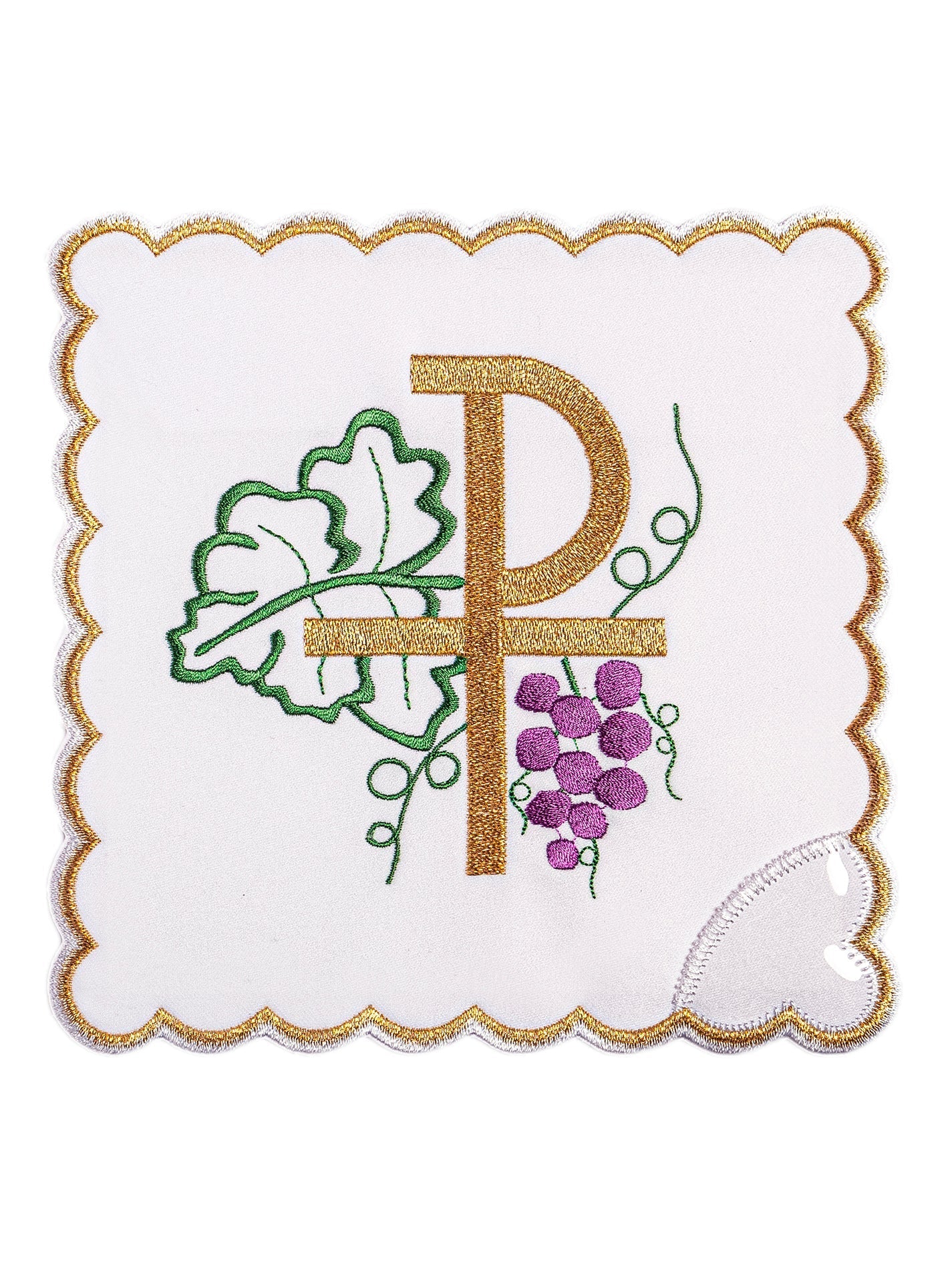 Chalice Linens with PAX and Grapevine Embroidery KK/002 - HAFTINAUSA.COM