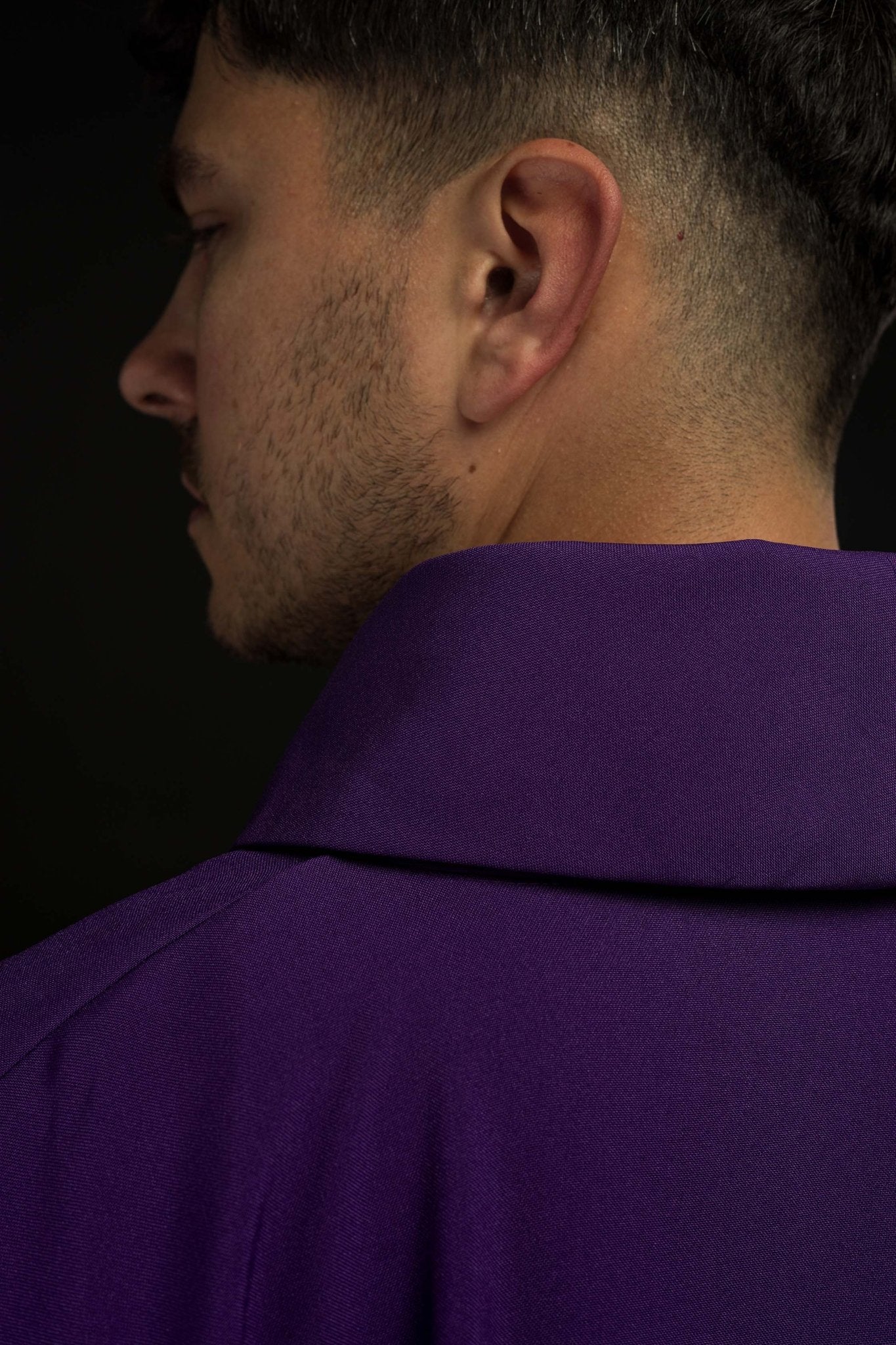 Chasuble embroidered with Purple Cross KOR/258/03/12 - CHASUBLES.COM