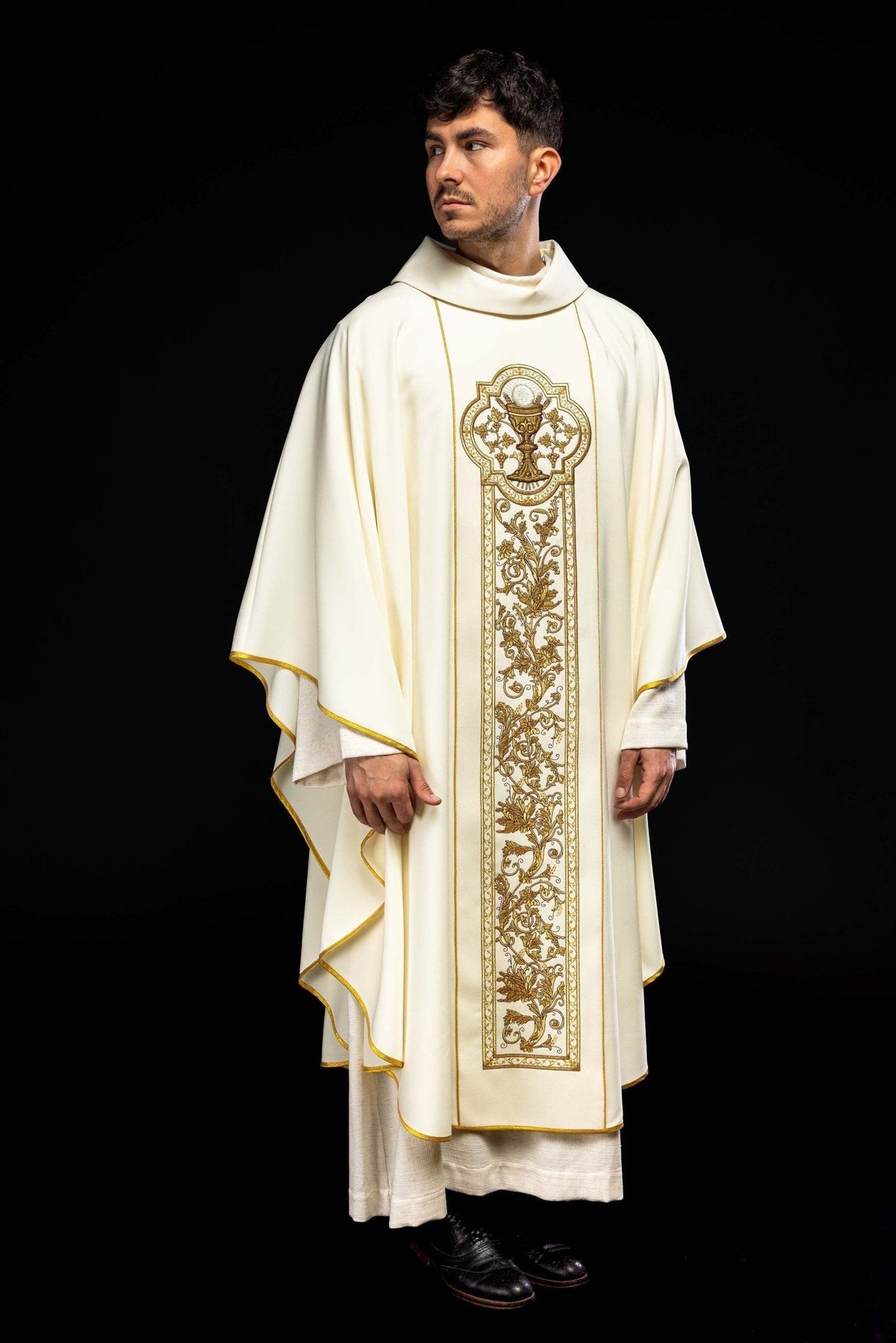 Chasuble Eucharistic Chalice Ecru