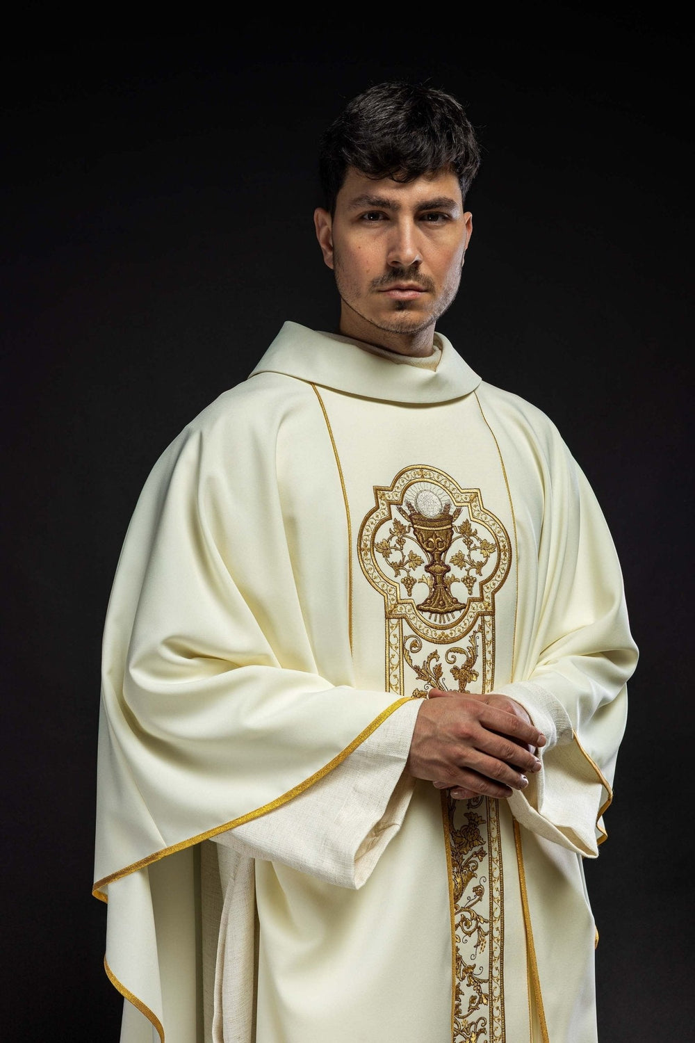 Chasuble Eucharistic Chalice Ecru