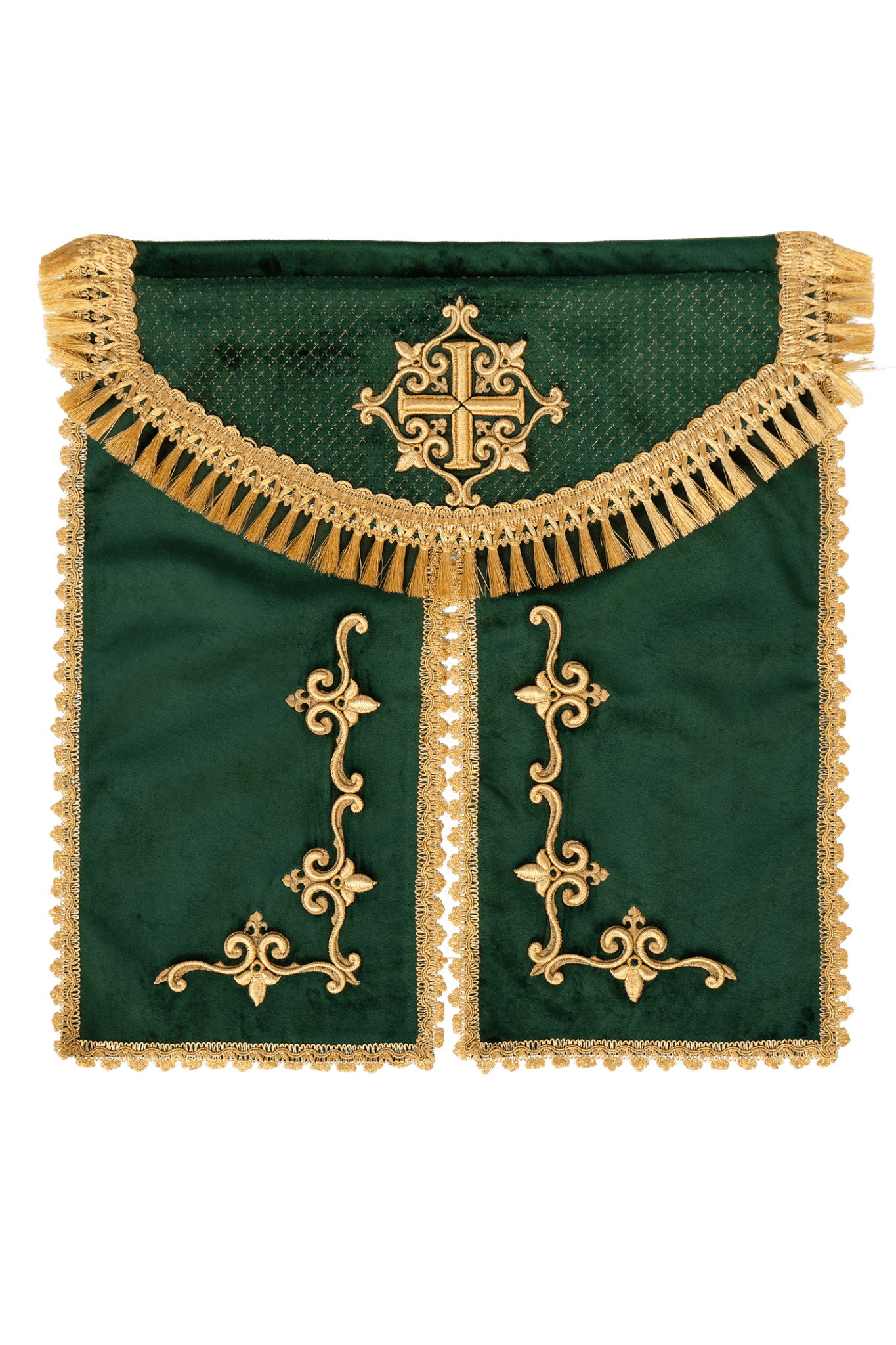 Conopeum Velvet green cover for tabernacle LE/9629/01 ZIELONY - HAFTINAUSA.COM