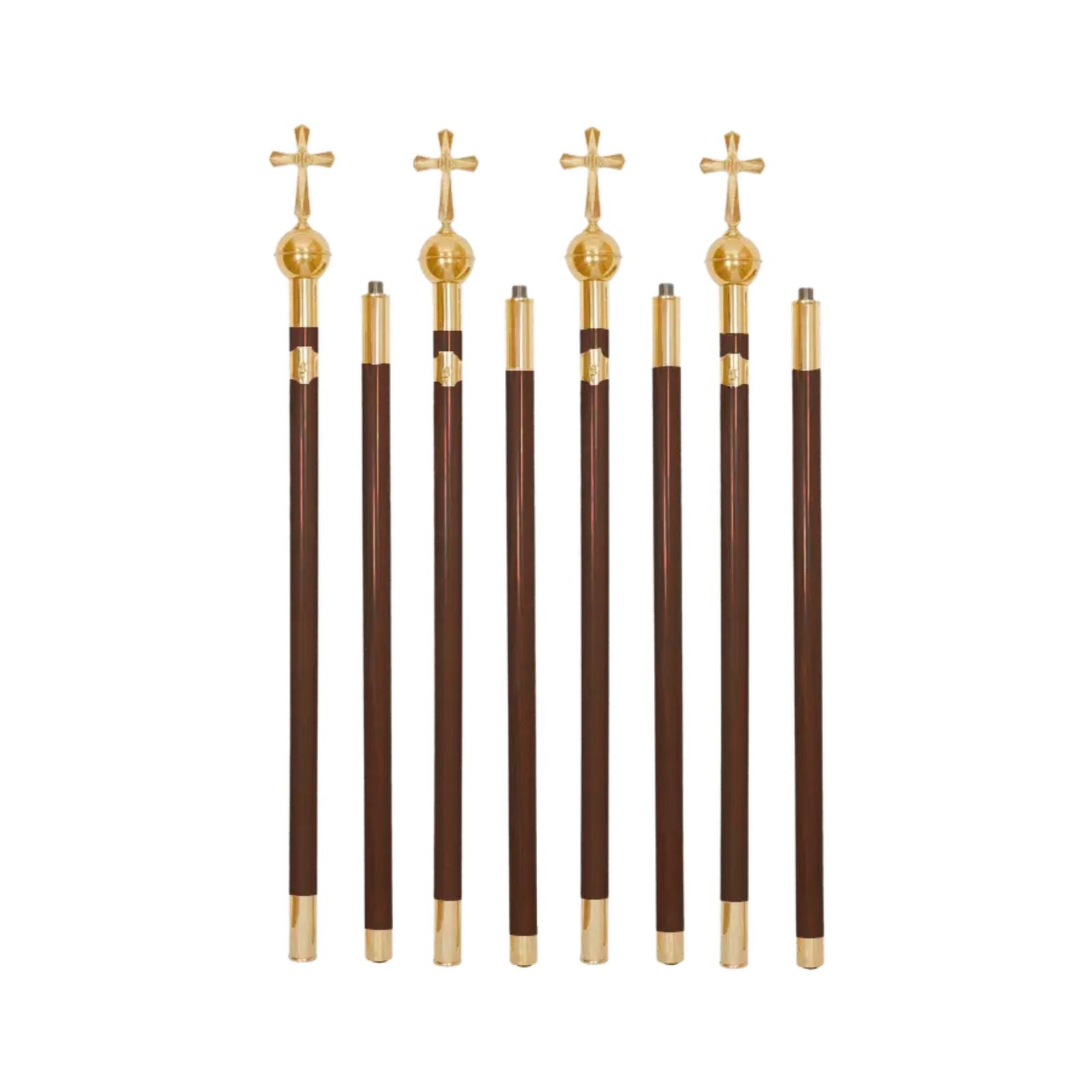 Dark wood canopy support spars (4 pcs) DRZ/003 - HAFTINAUSA.COM