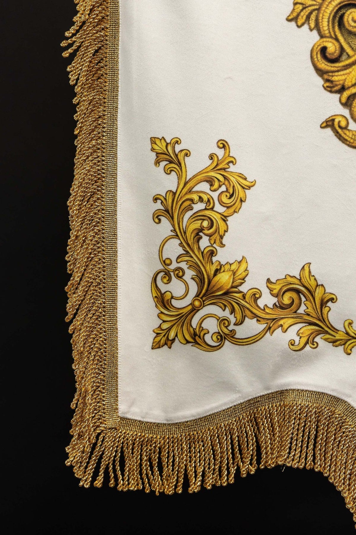 Double-Sided Printed Marian Liturgical Banner with Heart Symbol and Marian Monogram CHD/003/05/109 80*130 - CHASUBLES.COM