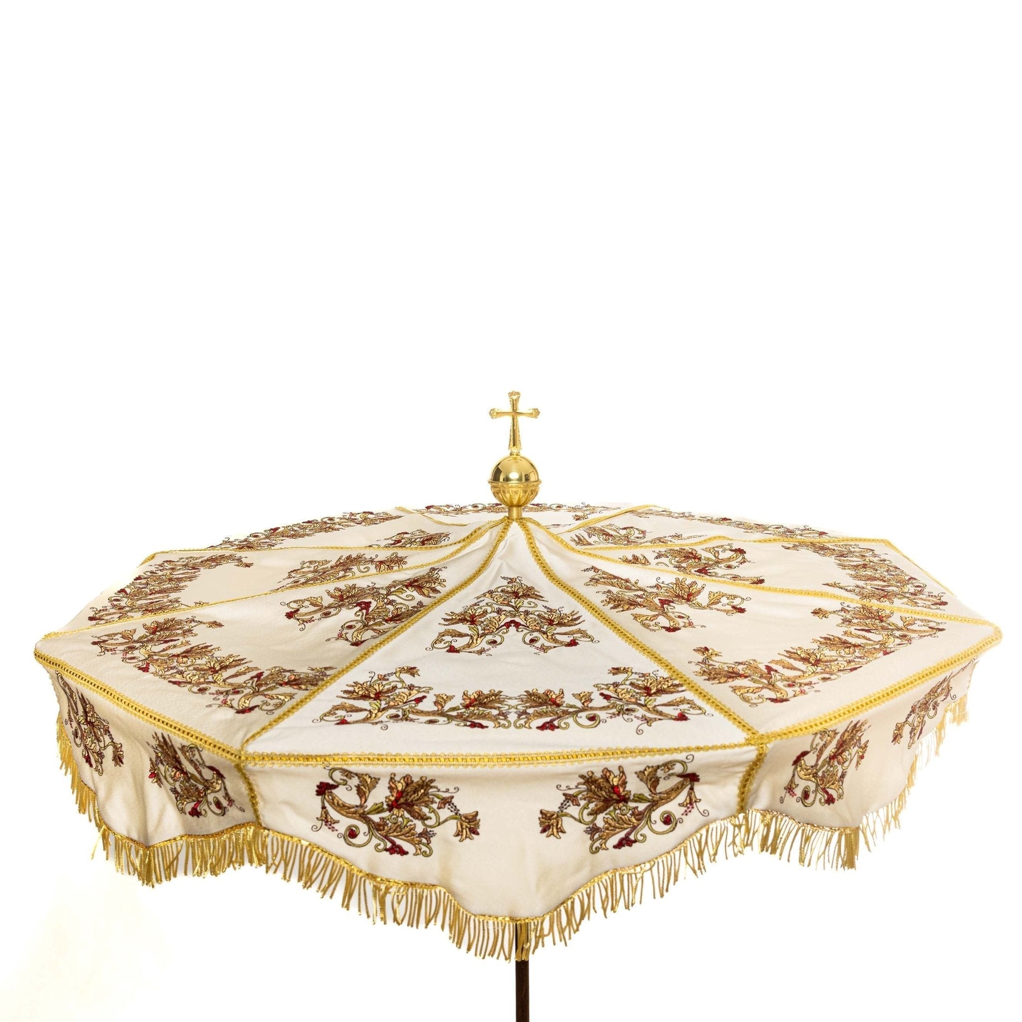 Ecru Processional Umbrella KPP/006/05/20 - HAFTINAUSA.COM
