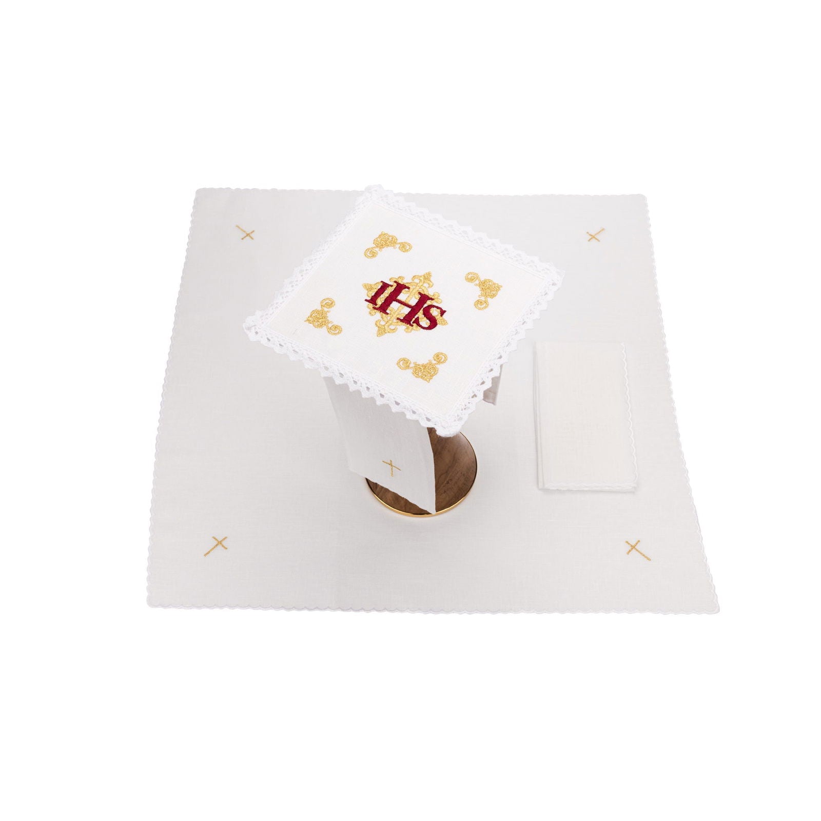 Embroidered altar linens set KKL/157 - HAFTINAUSA.COM