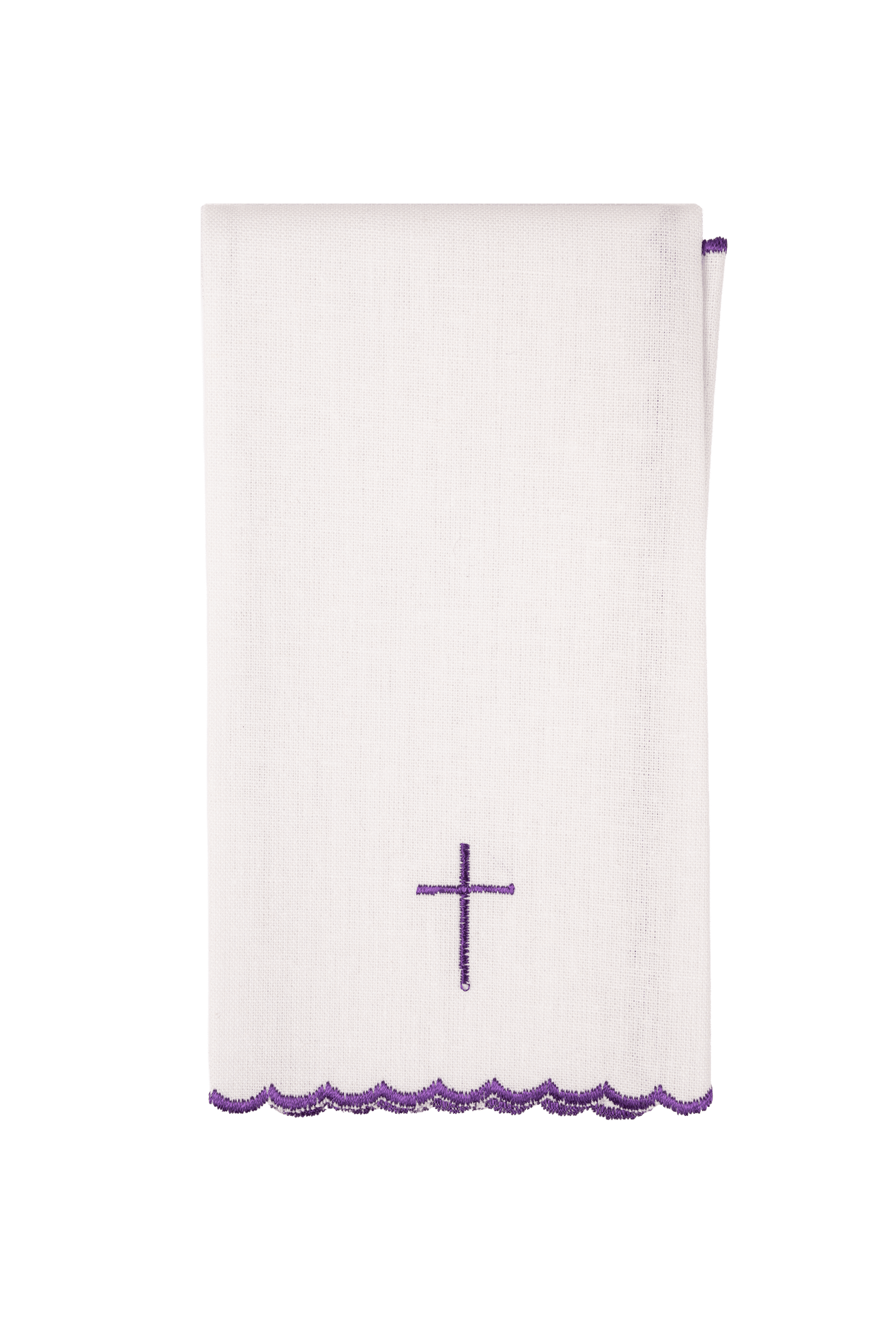 Embroidered chalice linens set Stations of the Cross KDT/5055/03/C1 - CHASUBLES.COM