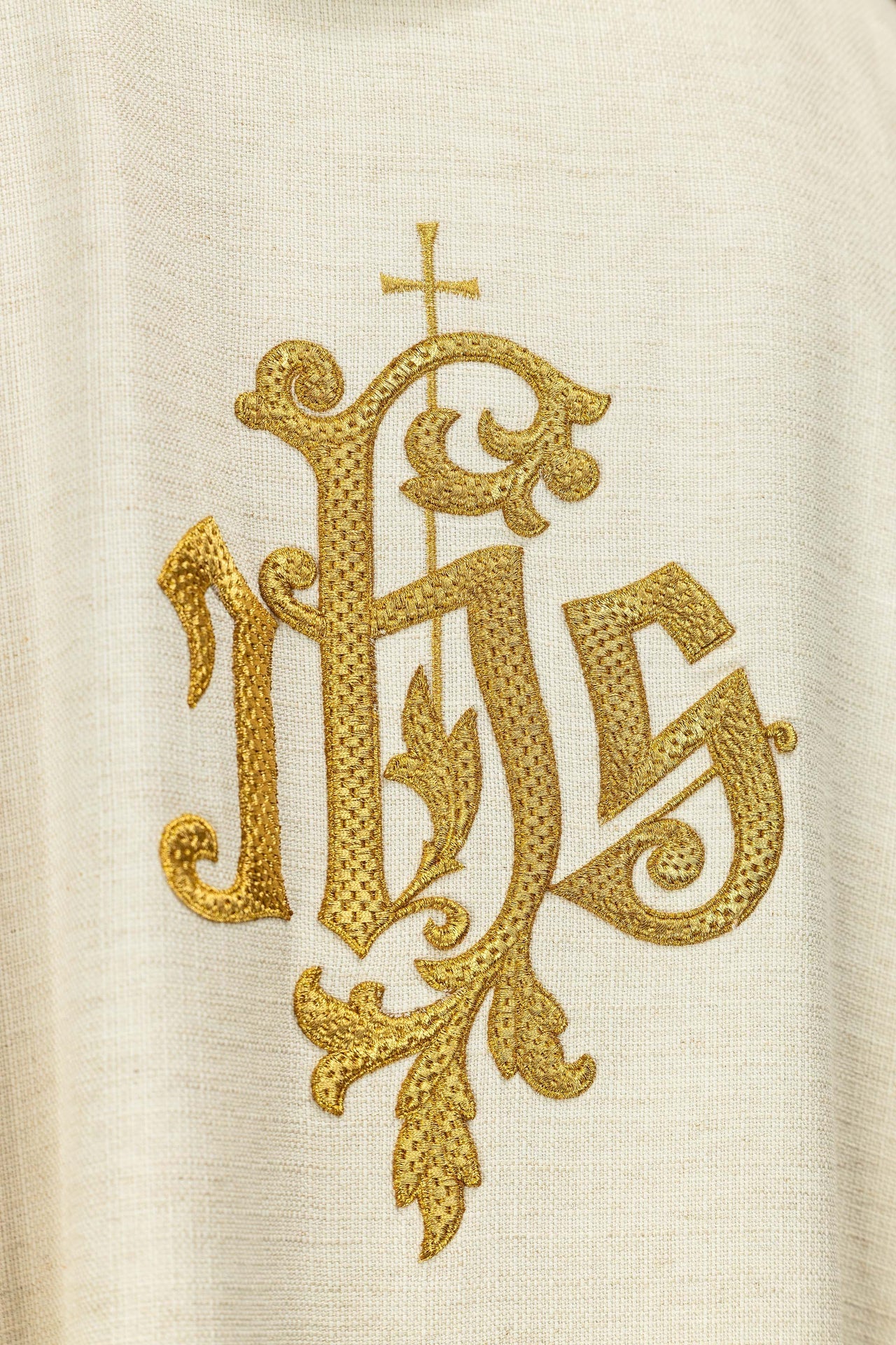 Embroidered chasuble with the image of Saint Joseph the Worker KOW2/034/05/49 - CHASUBLES.COM
