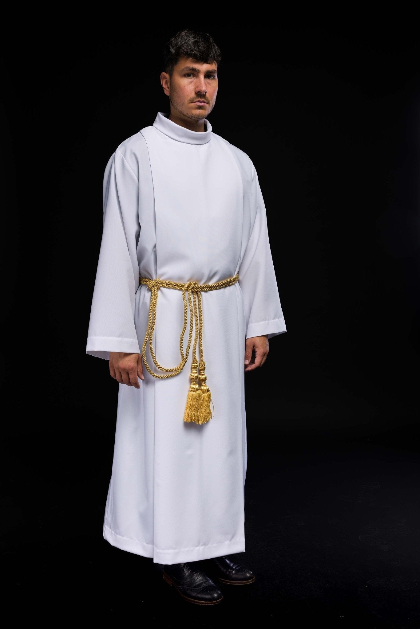 Gold liturgical cincture CIN/010 - HAFTINAUSA.COM