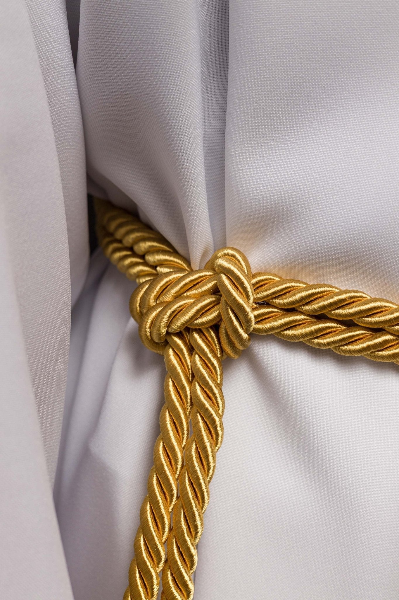 Gold liturgical cincture CIN/010 - HAFTINAUSA.COM