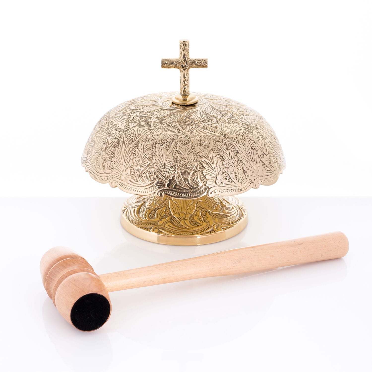 Gong – Brass – Wooden Mallet P115 - CHASUBLES.COM
