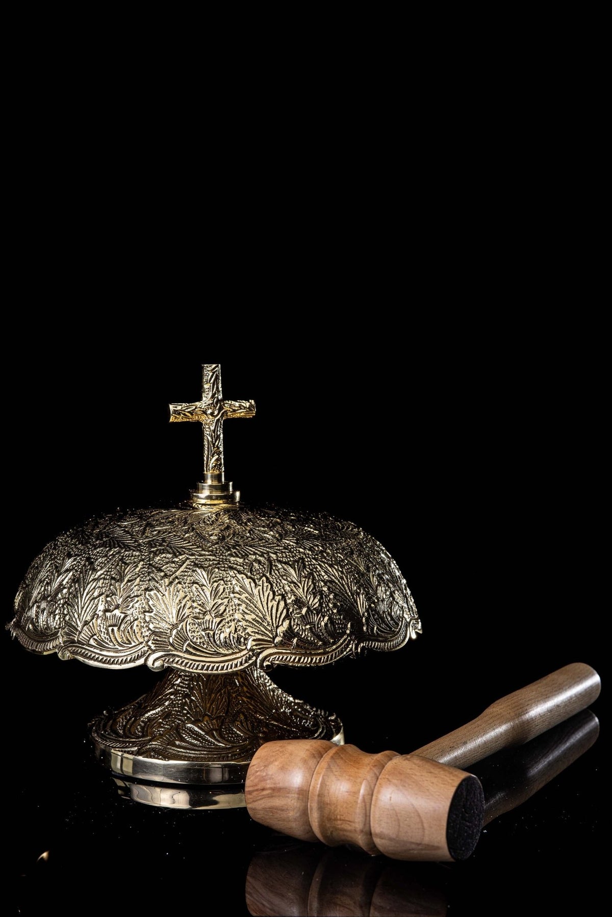 Gong – Brass – Wooden Mallet P115 - CHASUBLES.COM
