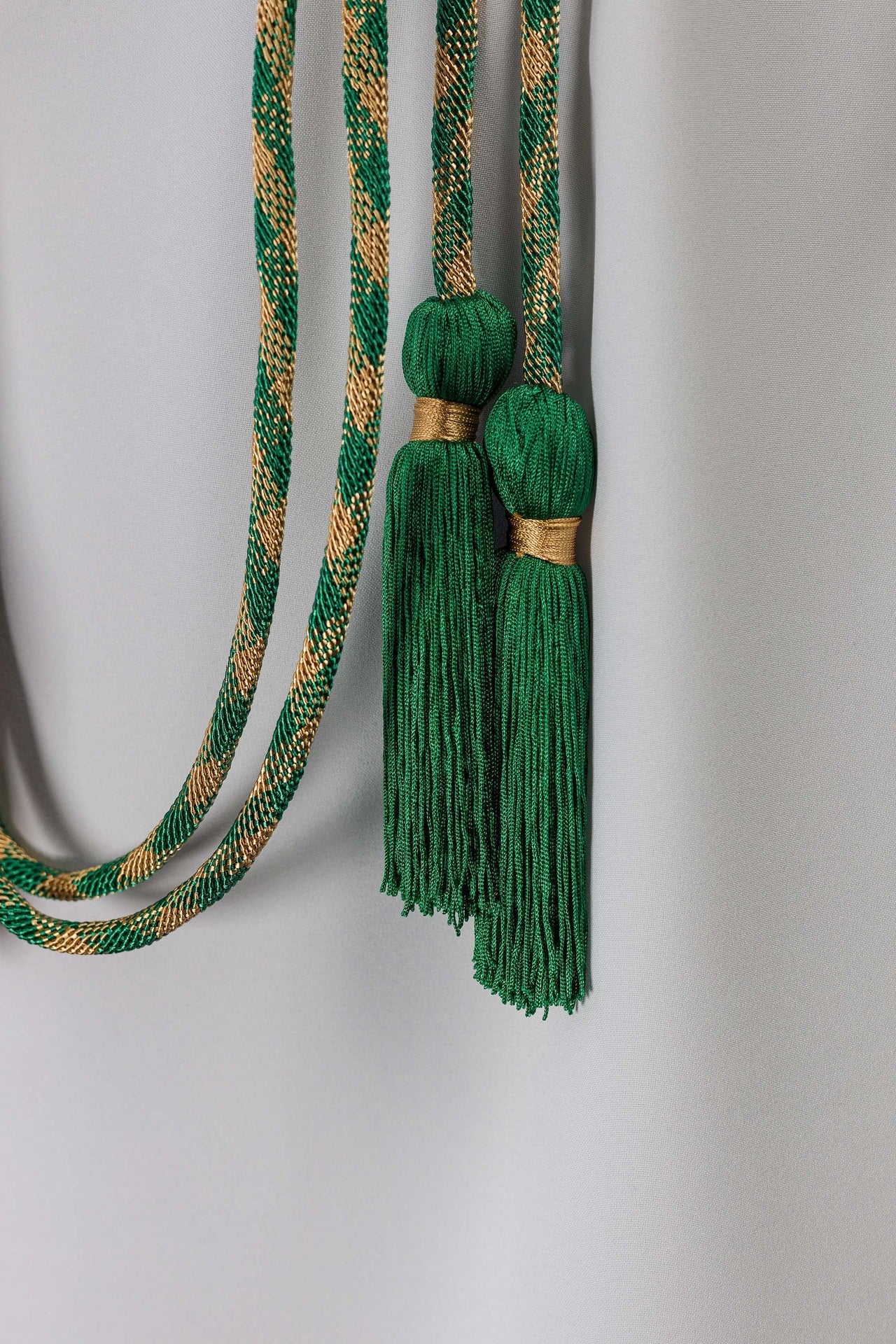 Green and Gold Liturgical Cincture Premium CIN/806 - CHASUBLES.COM