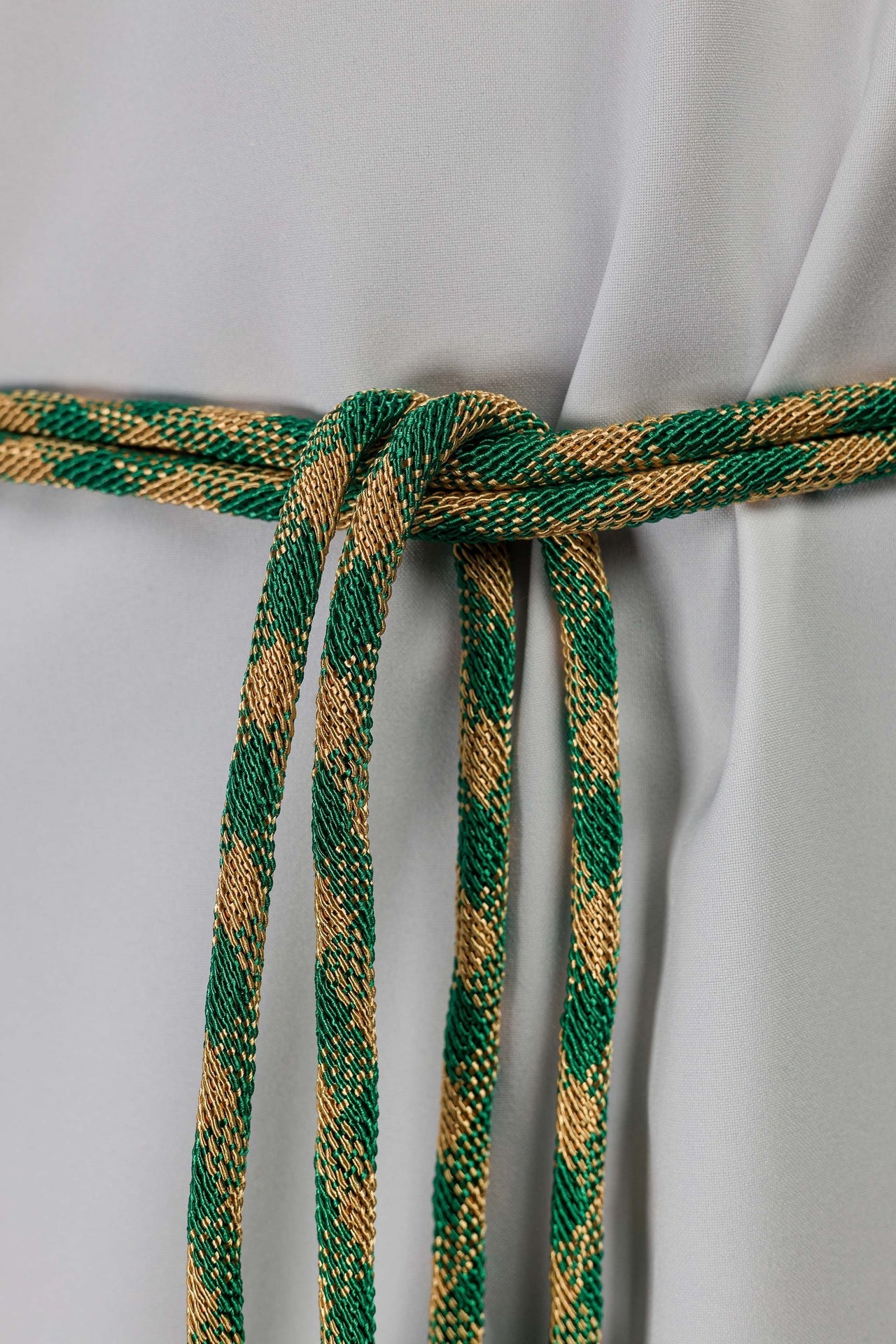 Green and Gold Liturgical Cincture Premium CIN/806 - CHASUBLES.COM