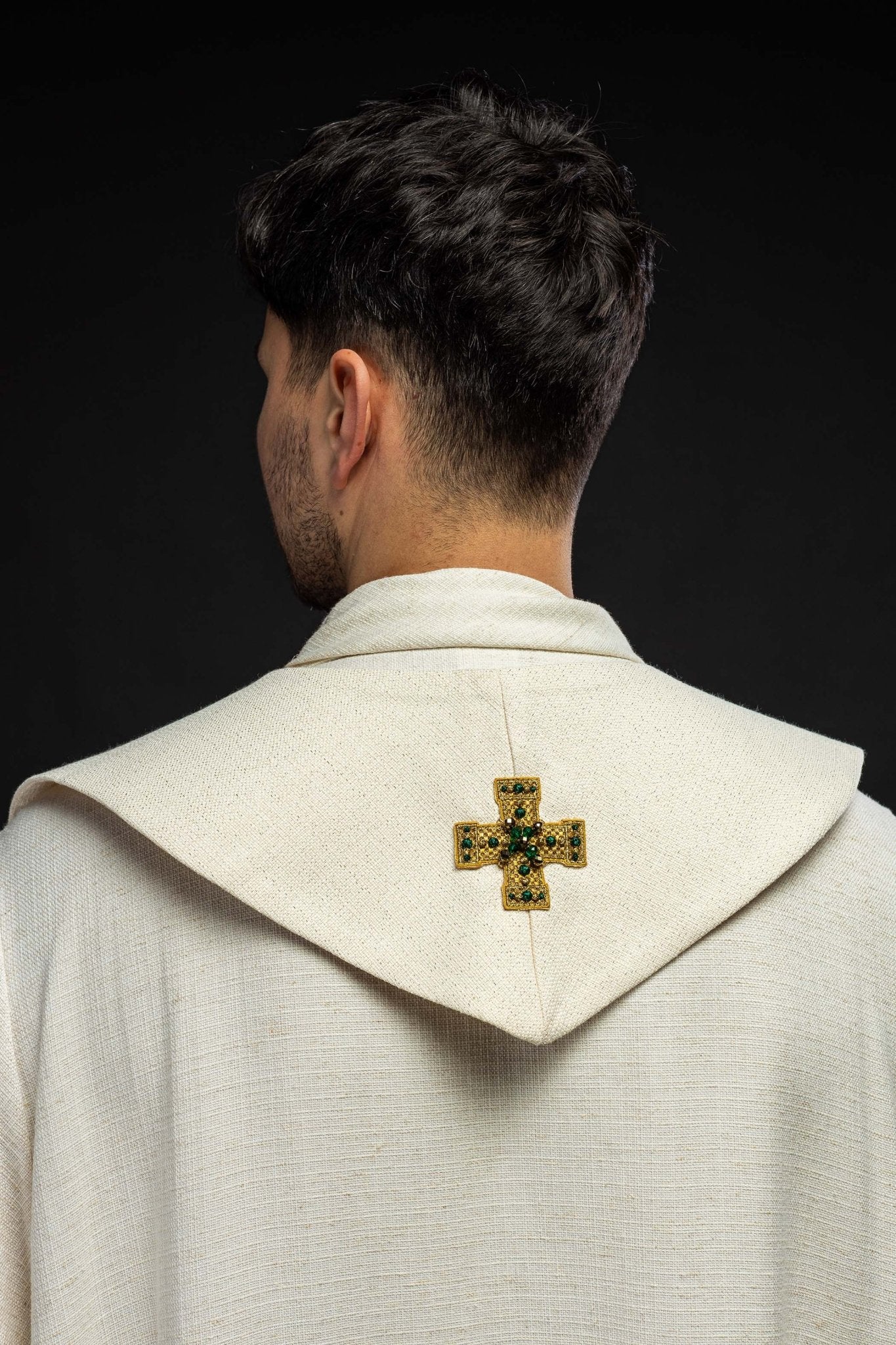 Handmade Stole with Natural Stones Handmade 2013 HM/2013/05/71 - CHASUBLES.COM