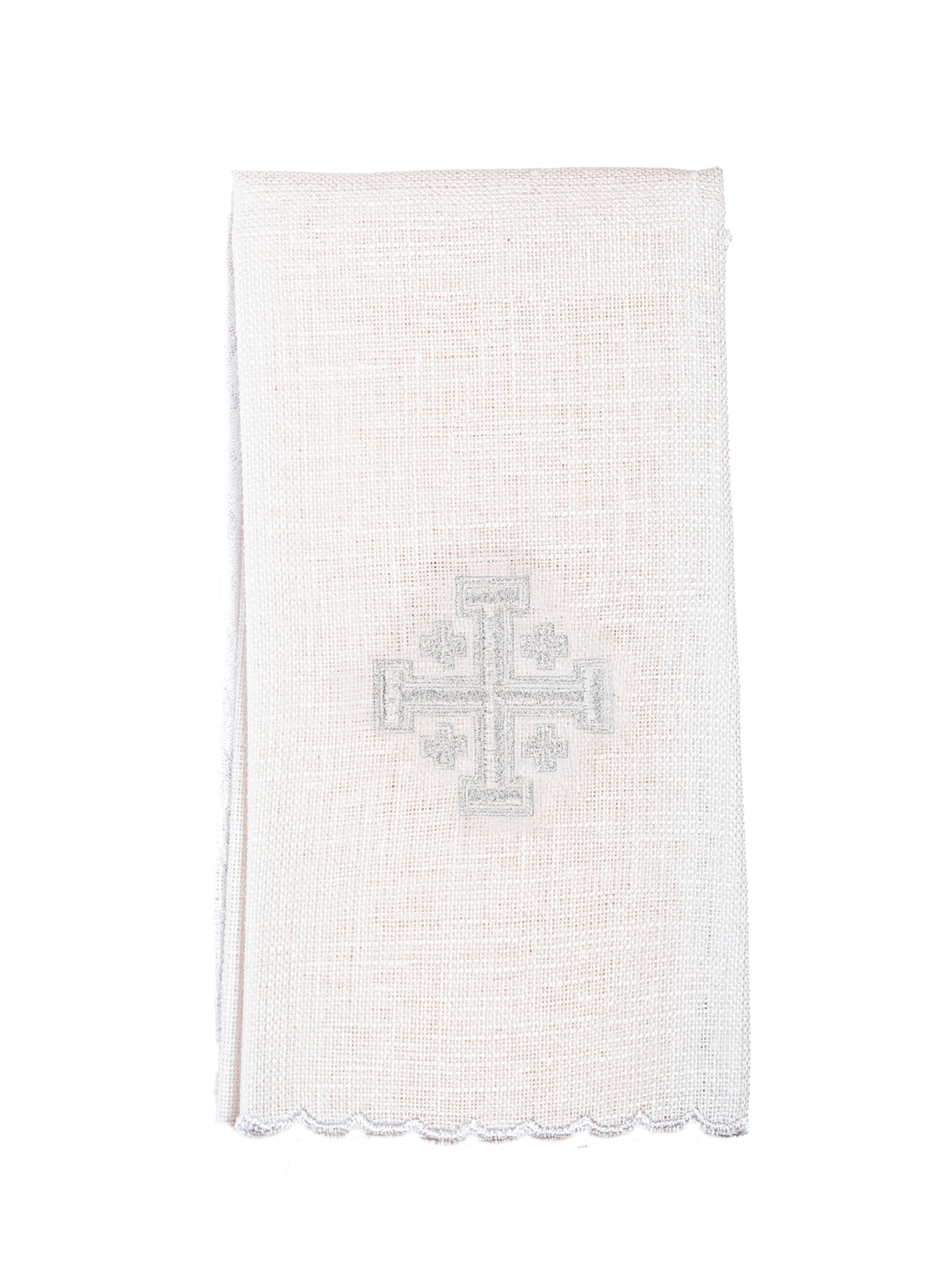 Linen Chalice Linens Embroidered with Jerusalem Cross KKL/030/C2 - HAFTINAUSA.COM