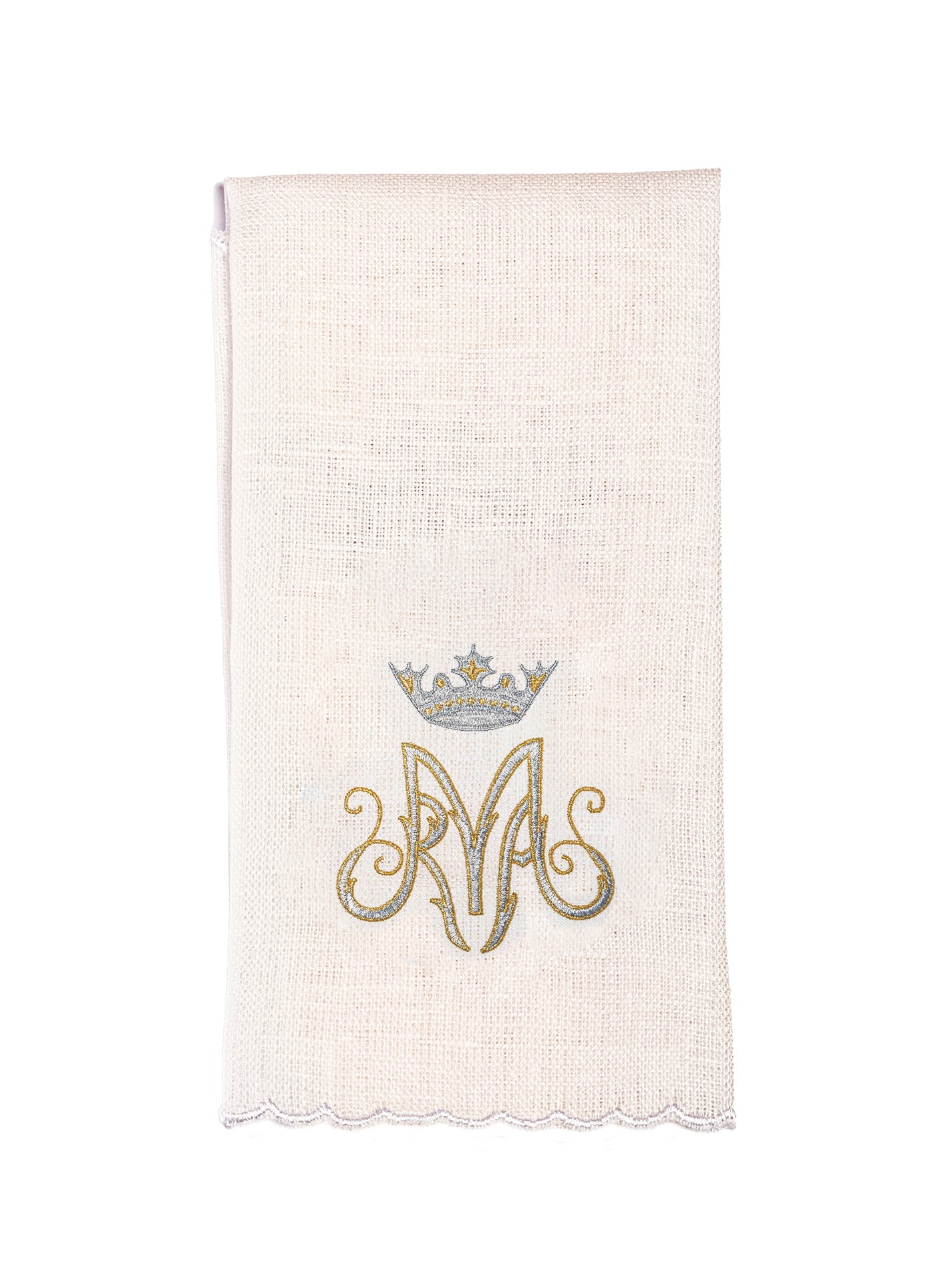 Linen Chalice Linens with Mary Motif KKL/003/C2 - HAFTINAUSA.COM