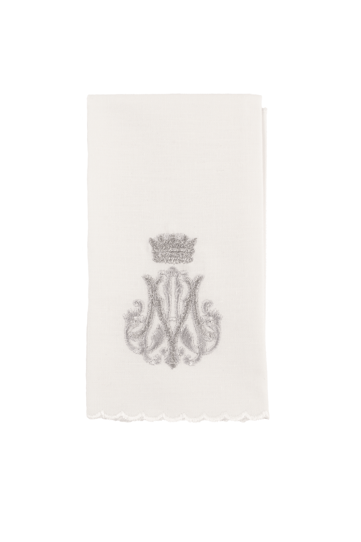 Liturgical chalice linens set with embroidered Marian motif KDT/5044/04 BIAŁY - CHASUBLES.COM