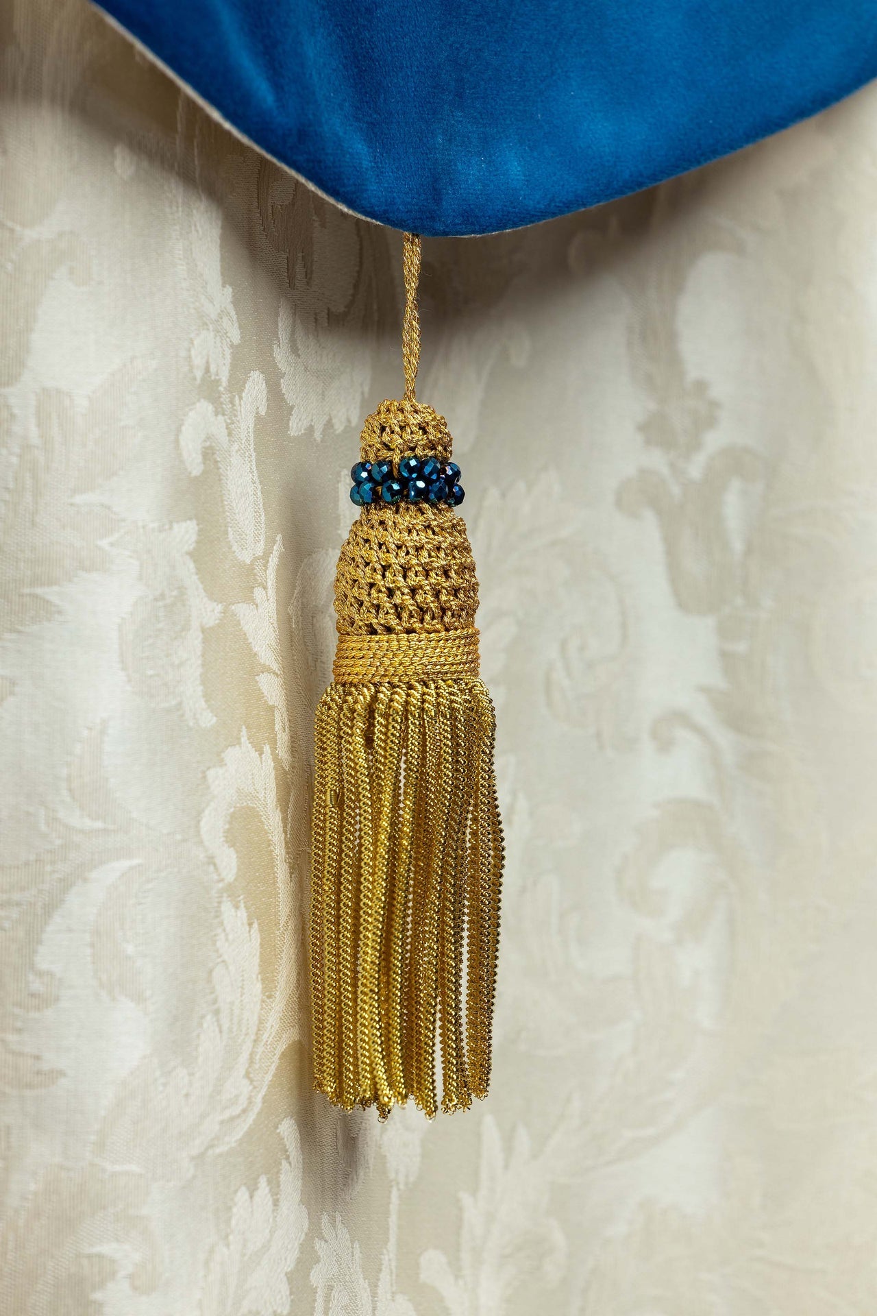 Marian Cope with Natural Stones Handmade 3006 HM/3006/05/88 145cm - CHASUBLES.COM