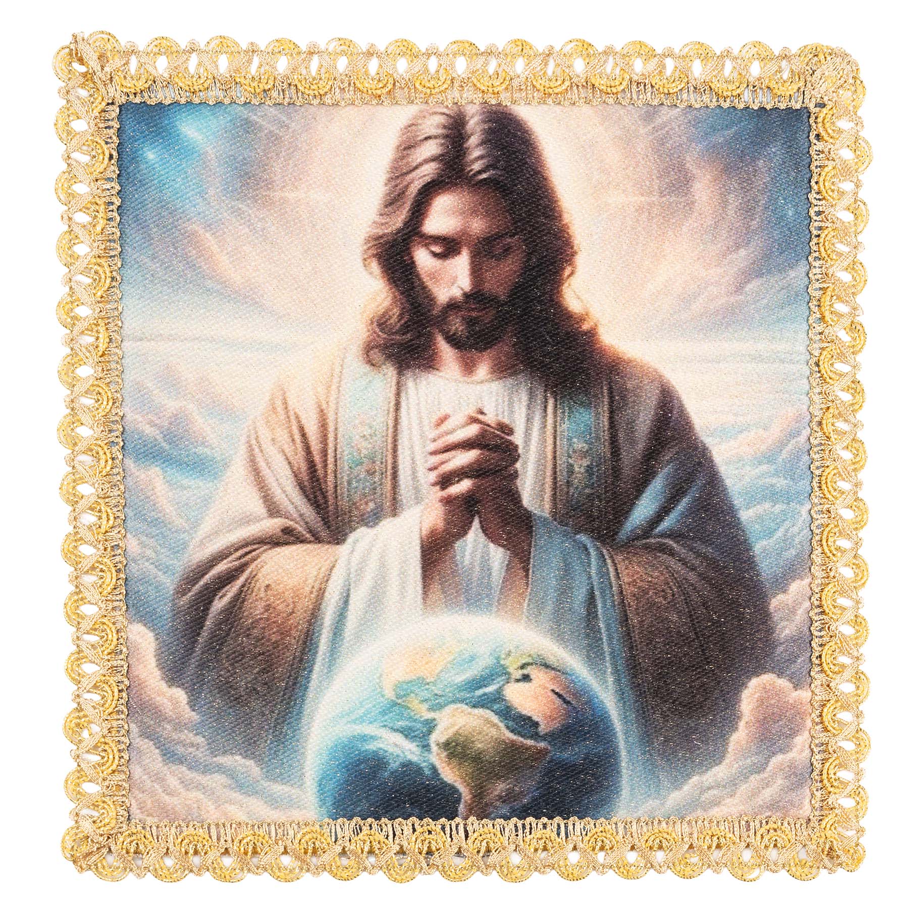 Pall with the Image of Christ the King of the Universe KDT/5571/S/5 18*18 - CHASUBLES.COM