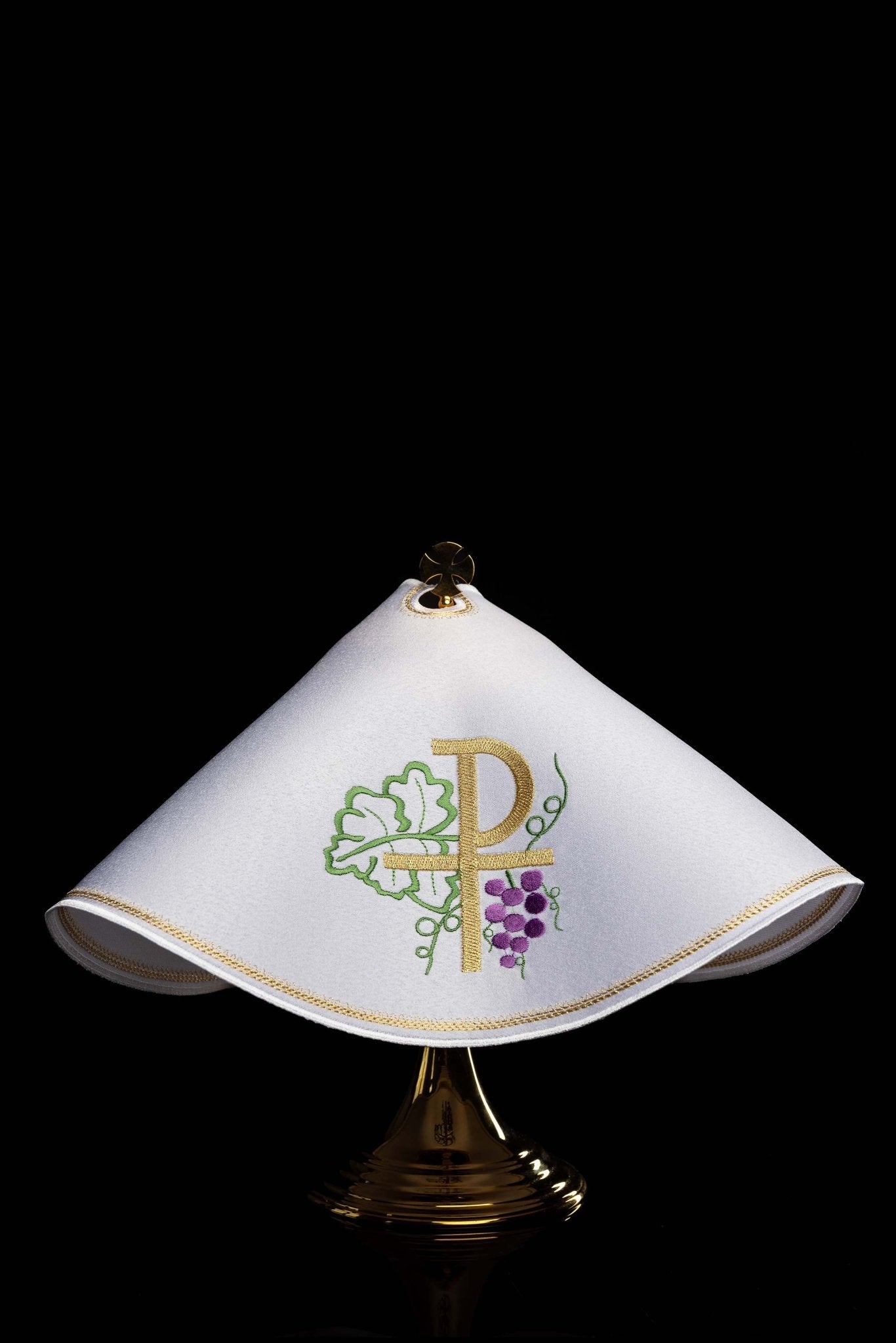 PAX motif tin veil KWE/002/C/04 45cm BIAŁY - CHASUBLES.COM