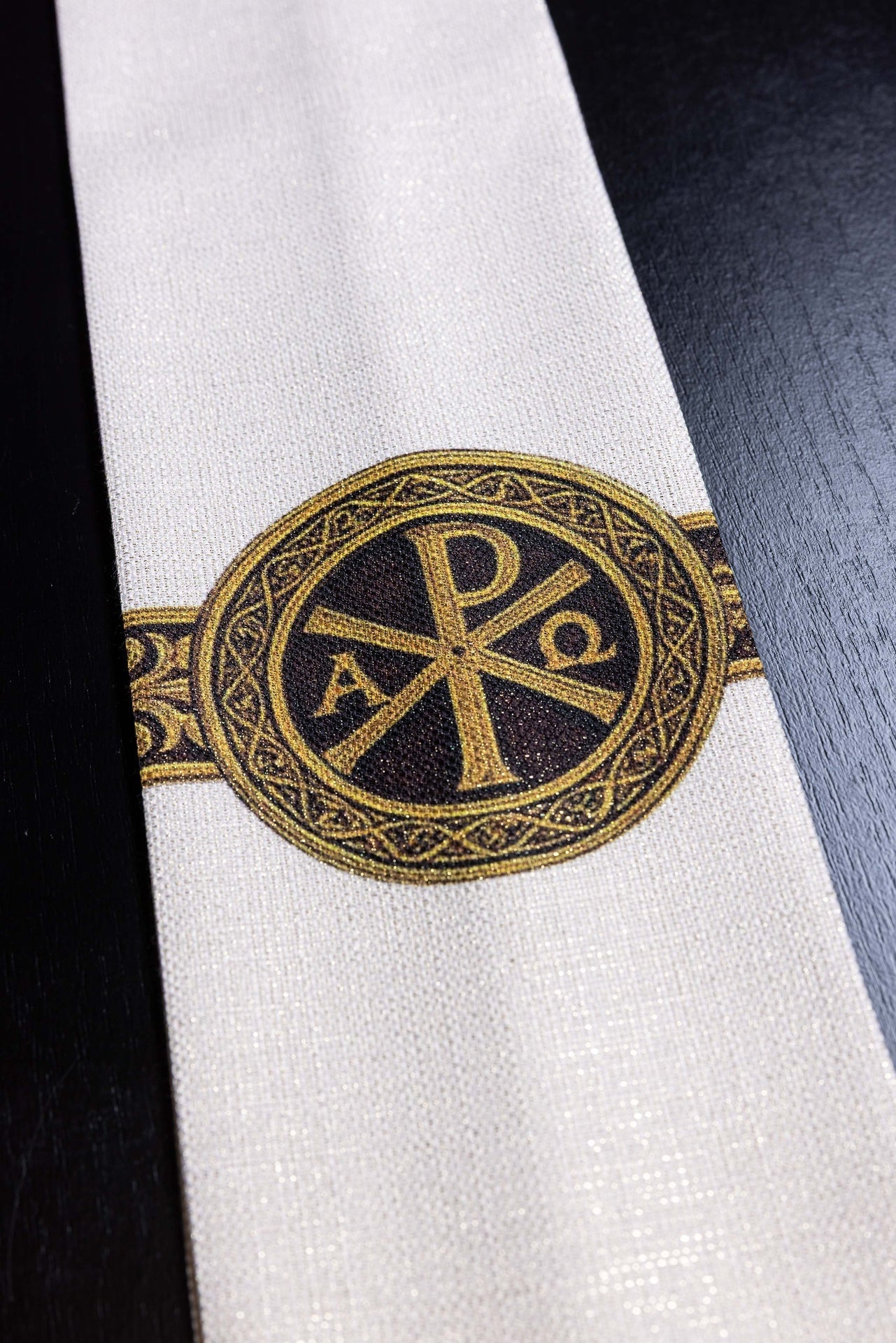 Printed Chasuble “Pax” Ecru with Rich Gold Ornamentation KOD/7009/05/40 - CHASUBLES.COM
