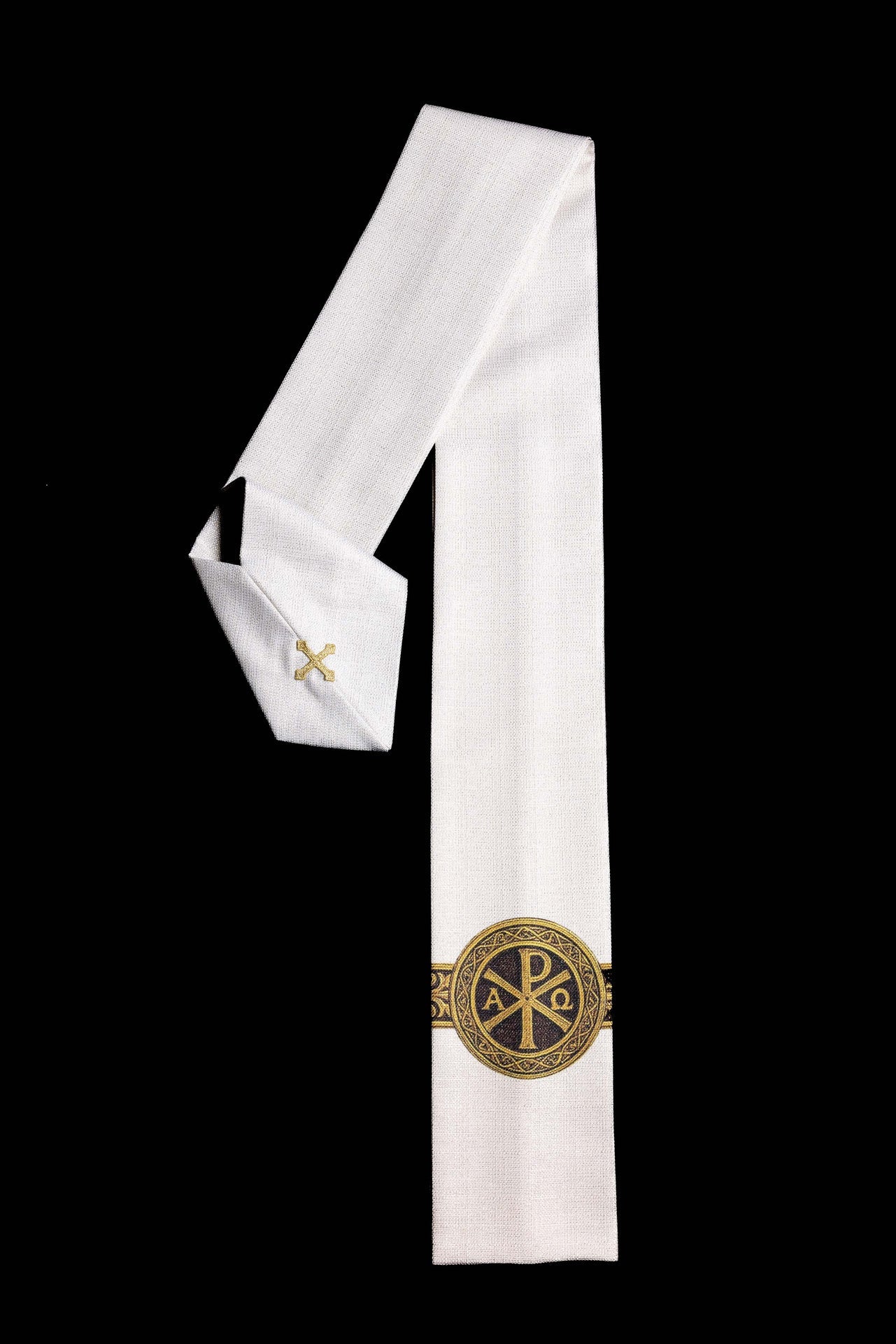 Printed Chasuble “Pax” Ecru with Rich Gold Ornamentation KOD/7009/05/40 - CHASUBLES.COM